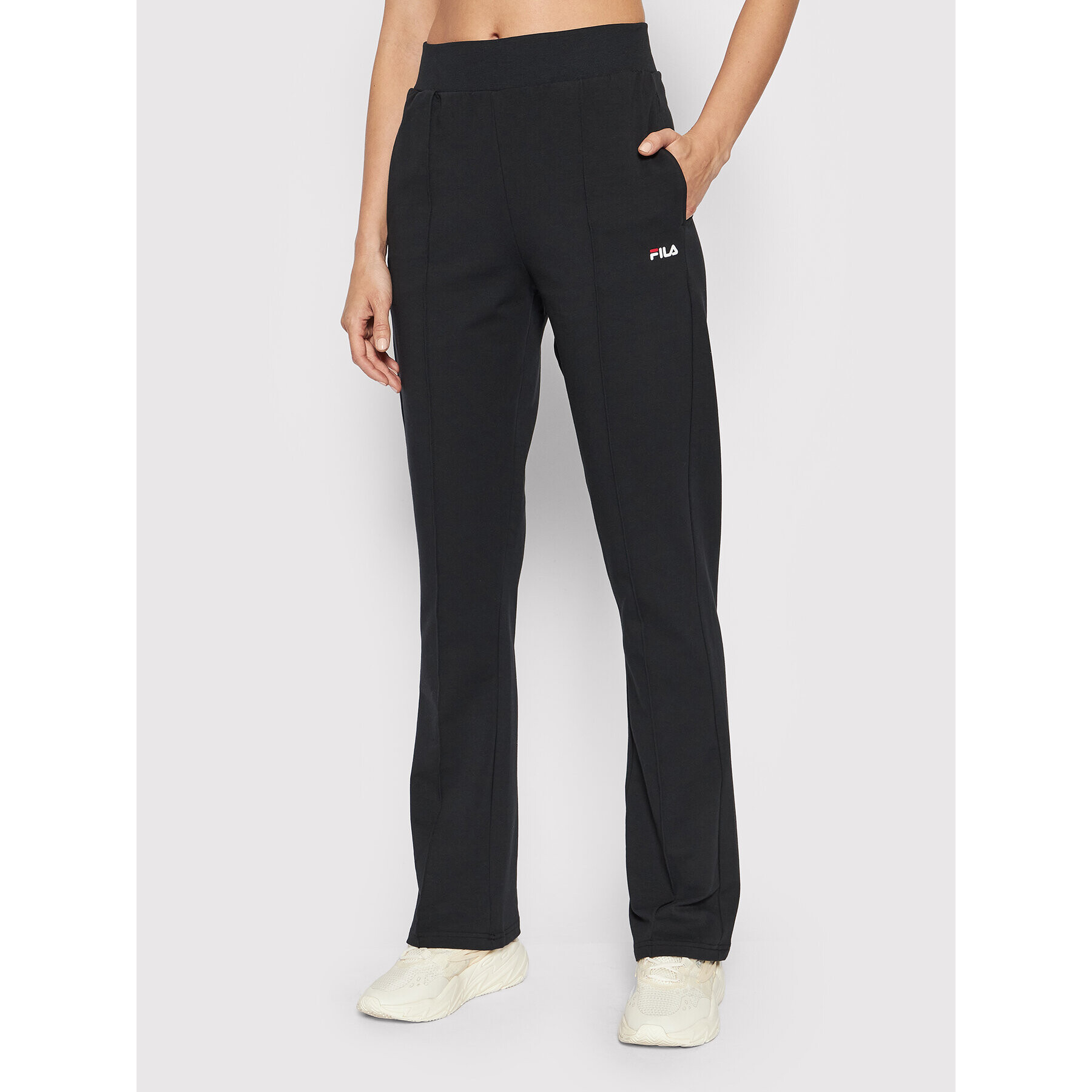 Fila Pantaloni trening Burgas FAW0118 Negru Regular Fit - Pled.ro