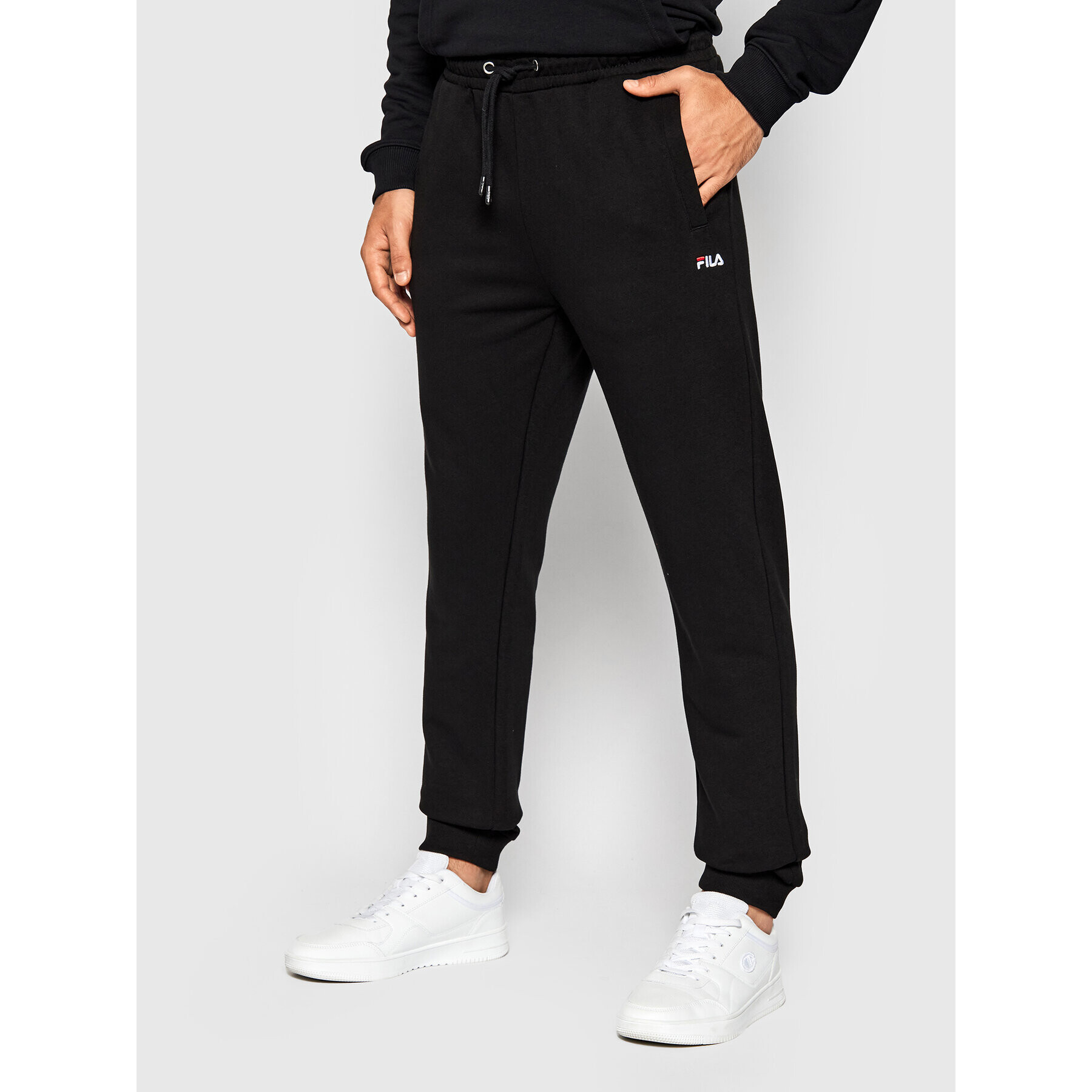 Fila Pantaloni trening Edanc 689114 Negru Regular Fit - Pled.ro