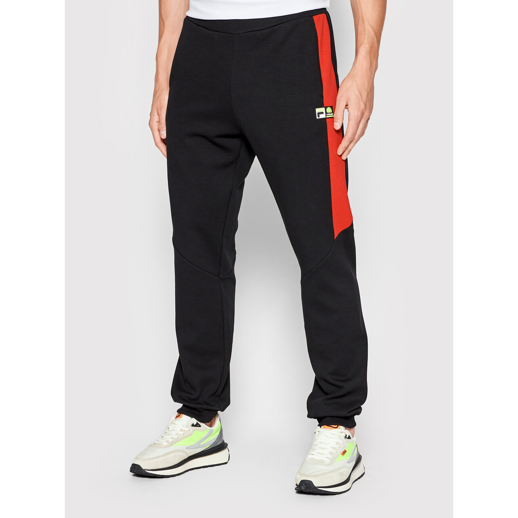 Fila Pantaloni trening FAM0205 Negru Regular Fit - Pled.ro