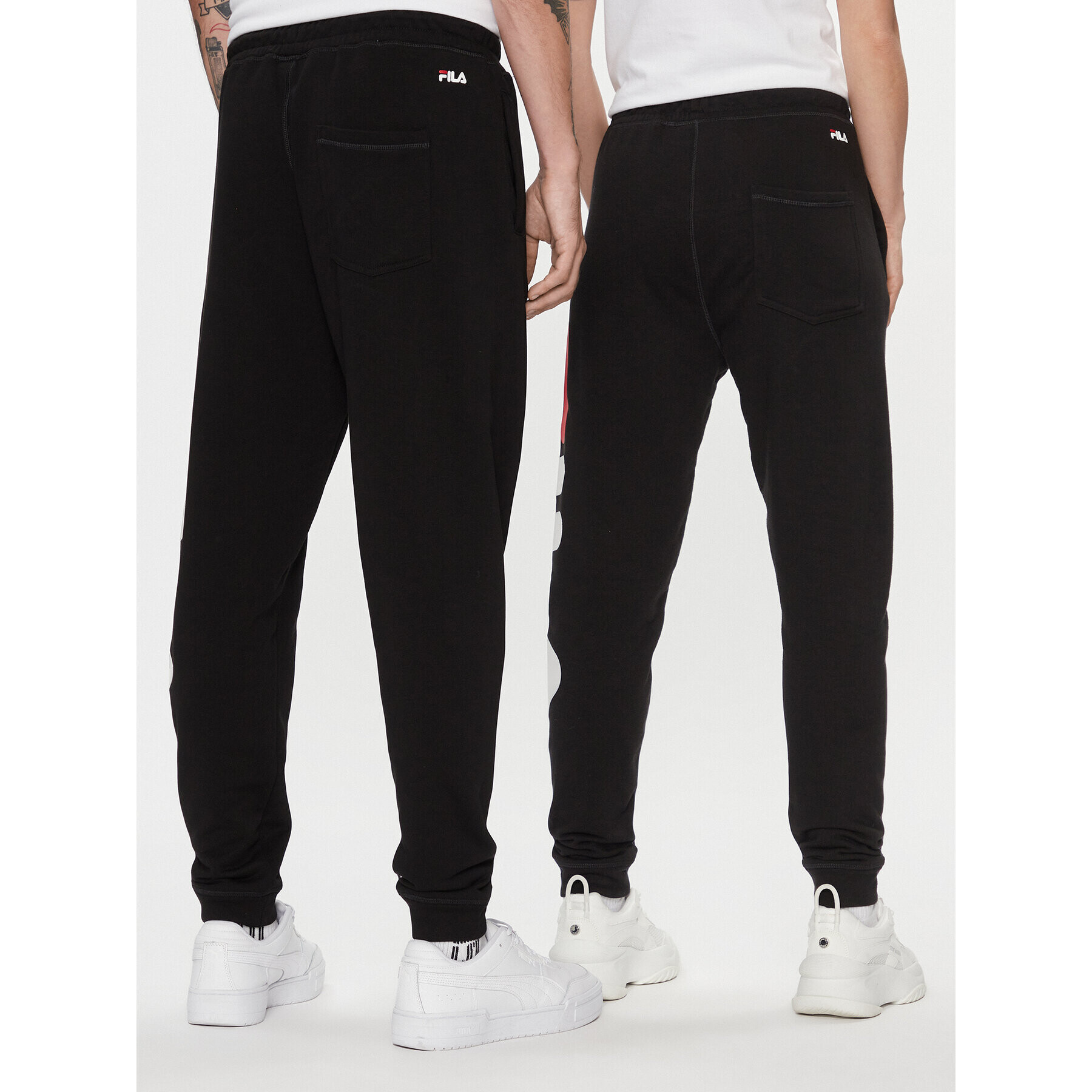 Fila Pantaloni trening FAU0069 Negru Regular Fit - Pled.ro