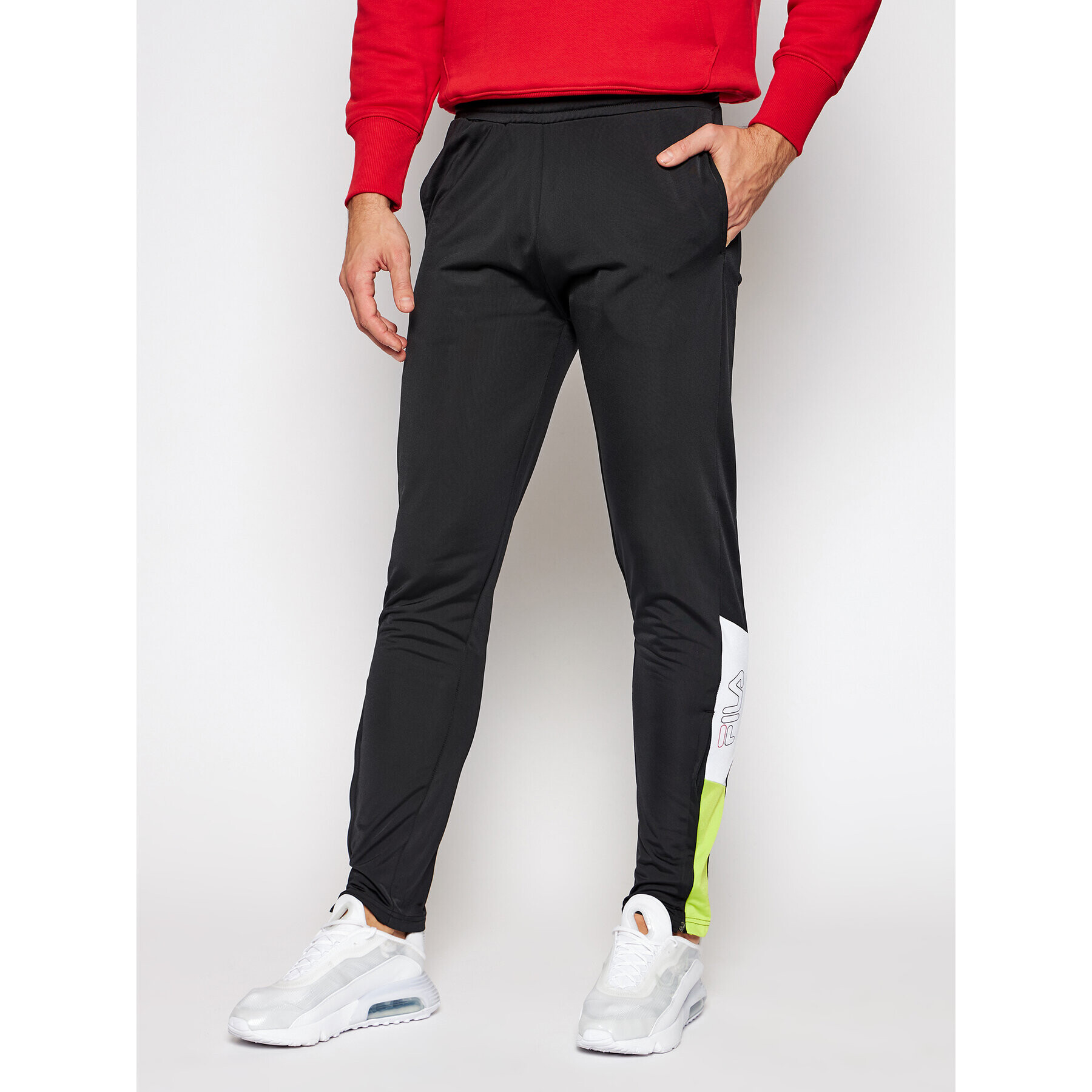 Fila Pantaloni trening Lamark Track 683191 Negru Regular Fit - Pled.ro