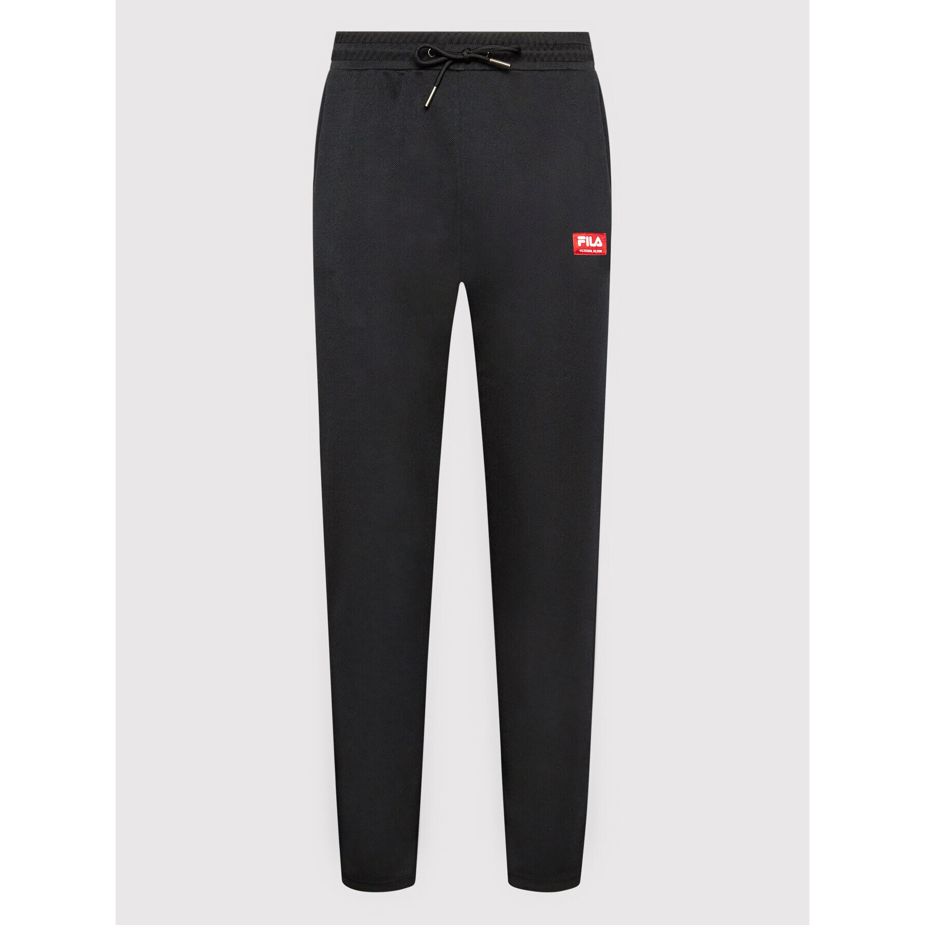 Fila Pantaloni trening Treviso FAM0019 Negru Tapered Fit - Pled.ro