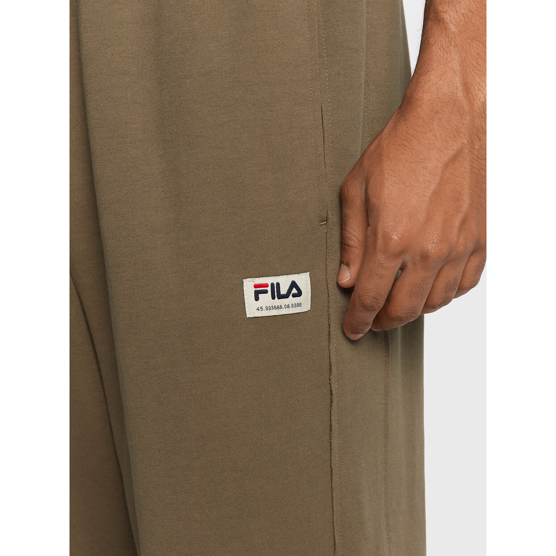 Fila Pantaloni trening Tricase FAM0153 Verde Oversize - Pled.ro