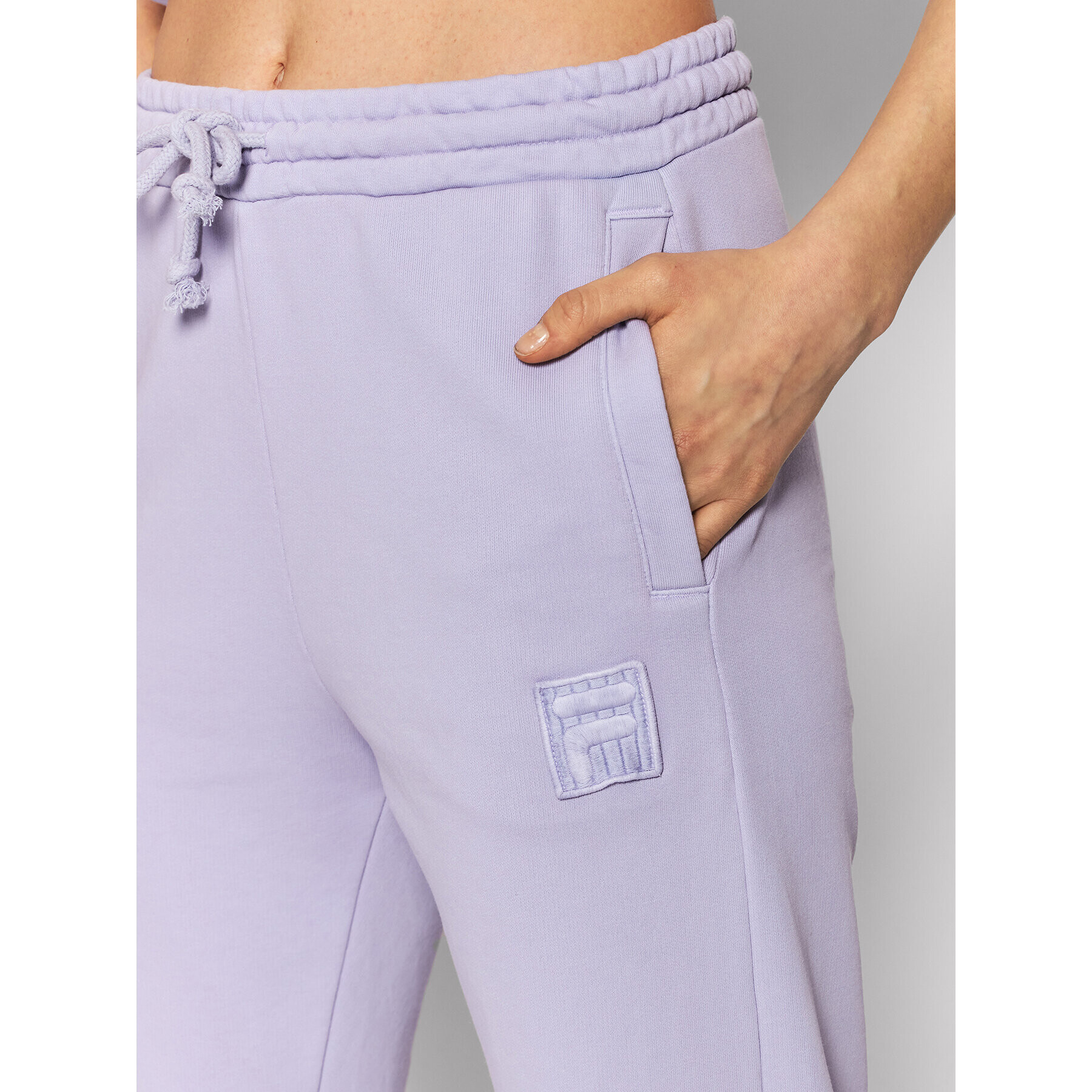 Fila Pantaloni trening Unisex Bastogne FAU0004 Violet Regular Fit - Pled.ro