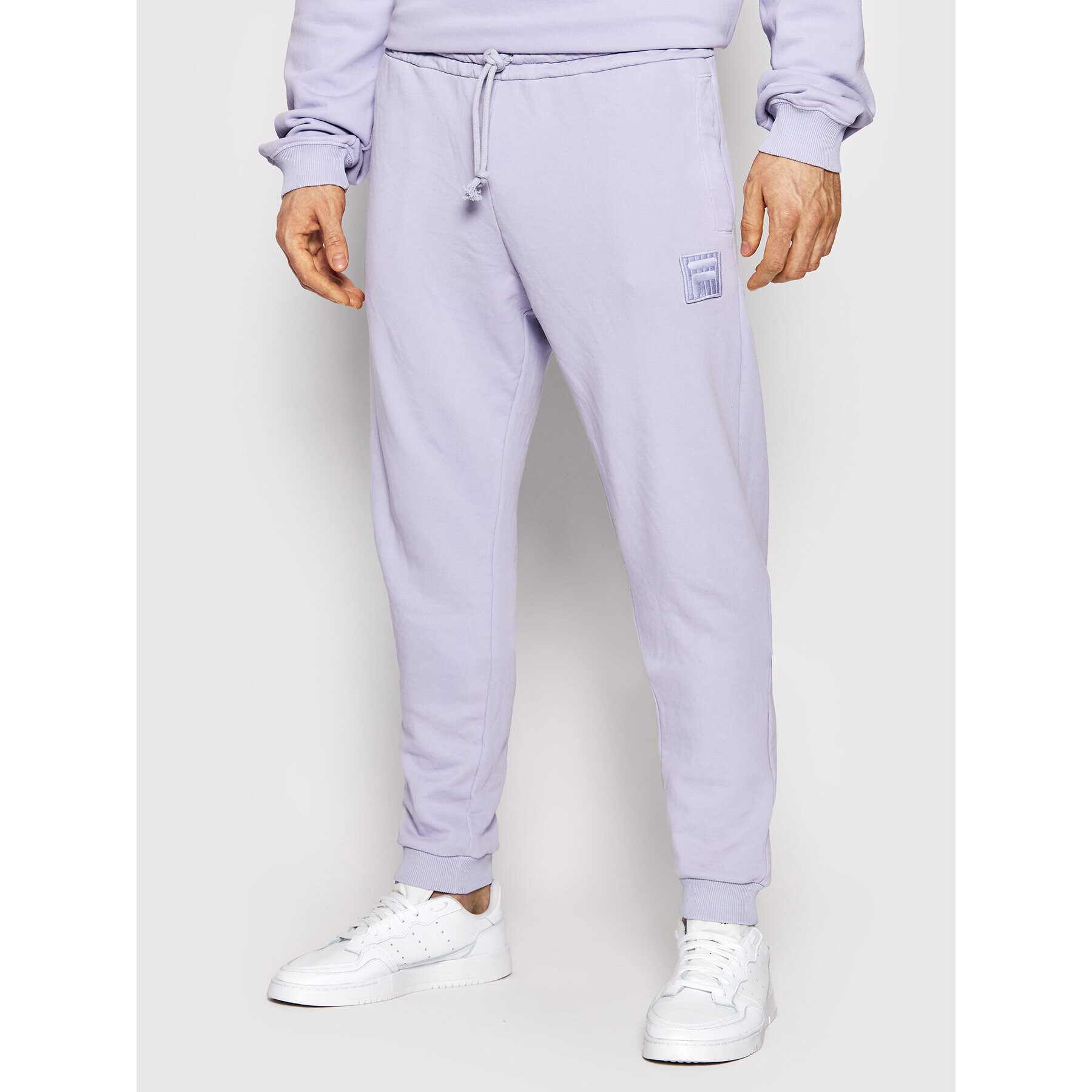 Fila Pantaloni trening Unisex Bastogne FAU0004 Violet Regular Fit - Pled.ro