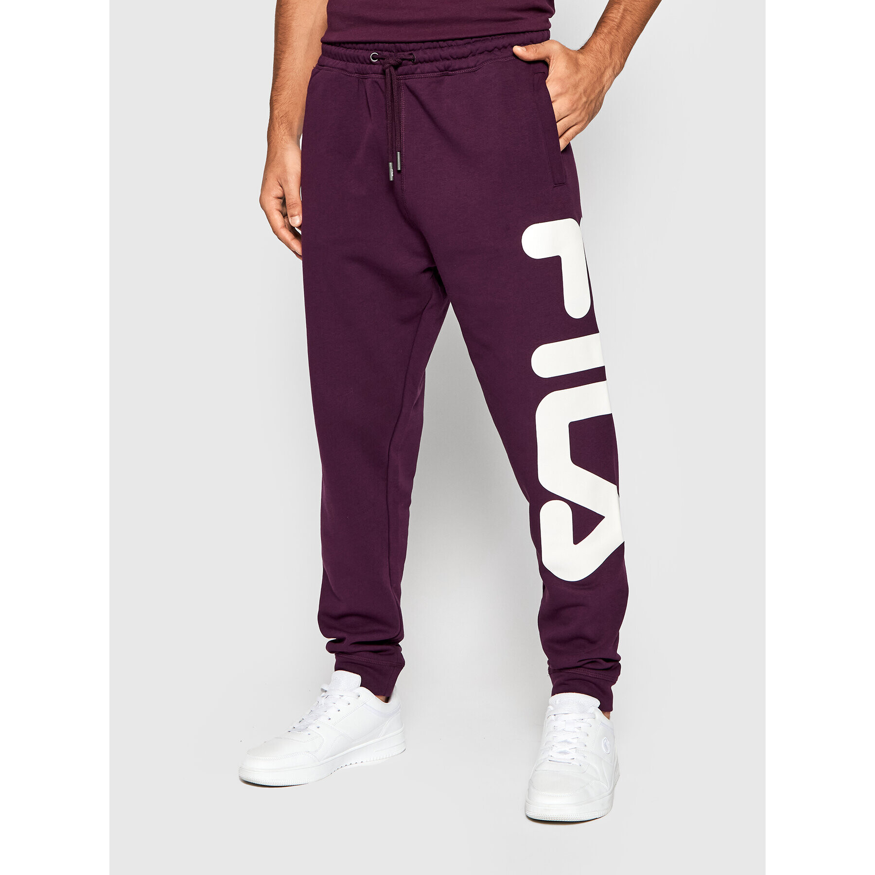 Fila Pantaloni trening Unisex Classic Pure 681094 Violet Regular Fit - Pled.ro