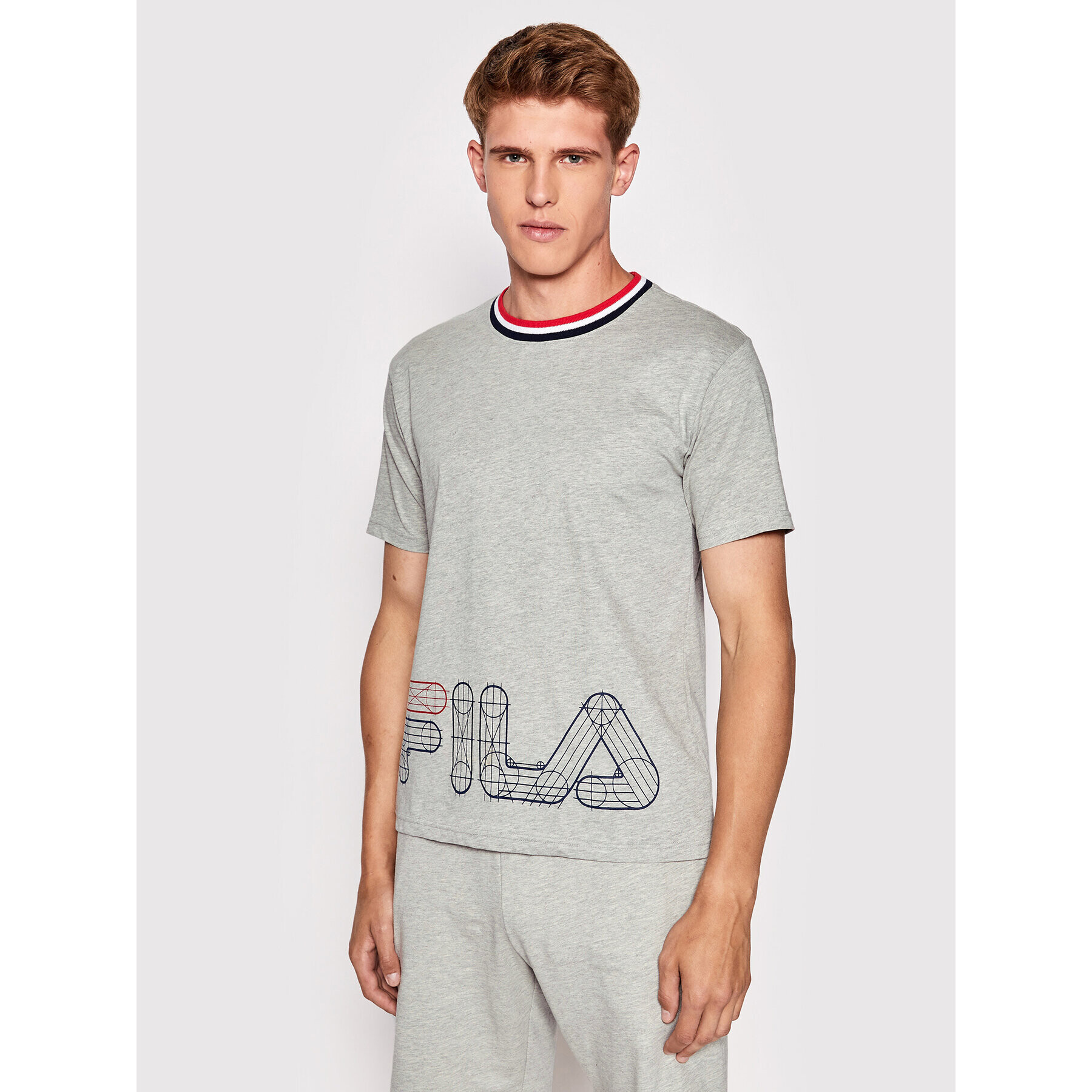 Fila Pijama FPS1100 Gri Regular Fit - Pled.ro