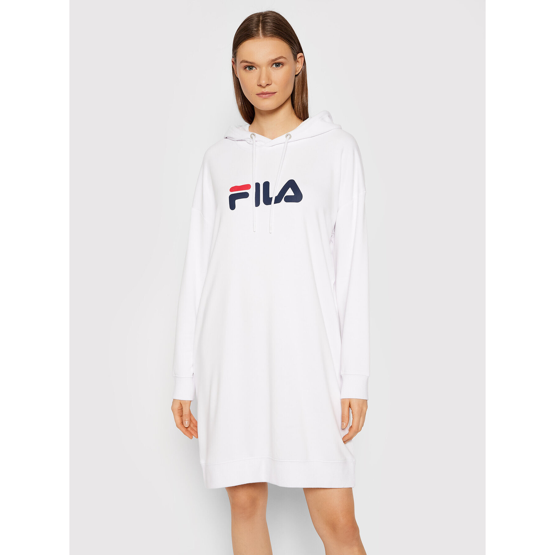 Fila Rochie tricotată Elish 688928 Alb Oversize - Pled.ro