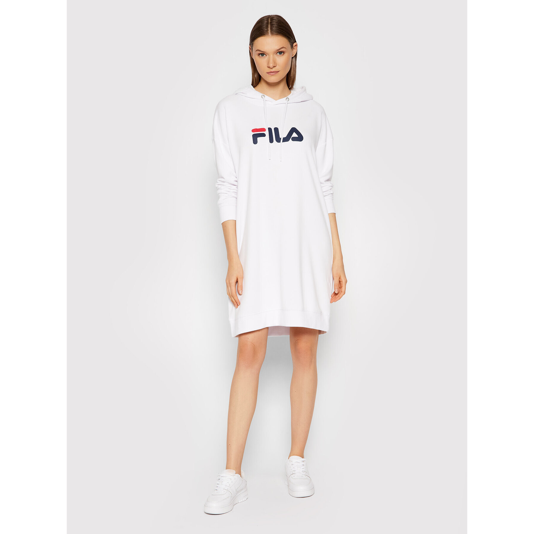 Fila Rochie tricotată Elish 688928 Alb Oversize - Pled.ro