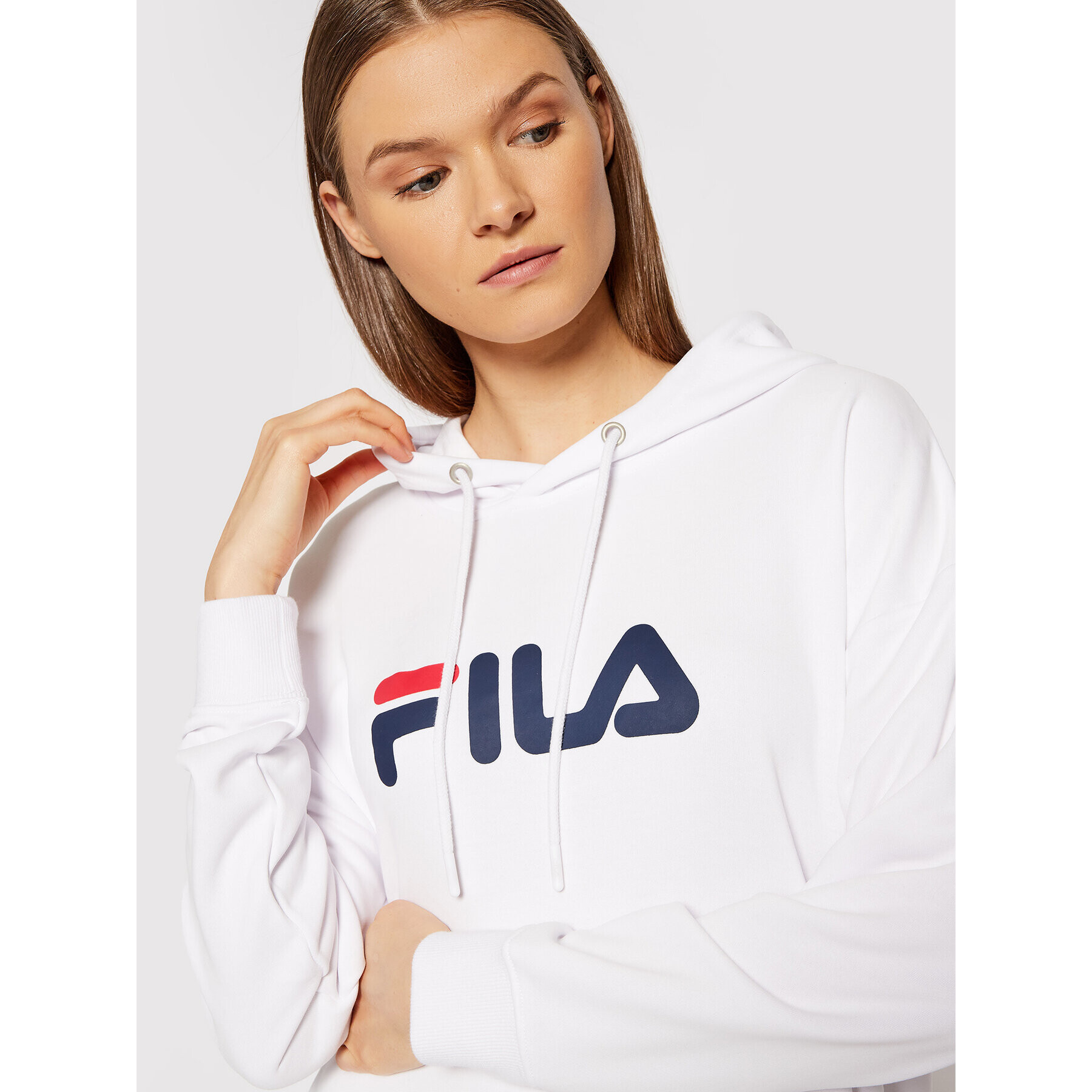 Fila Rochie tricotată Elish 688928 Alb Oversize - Pled.ro