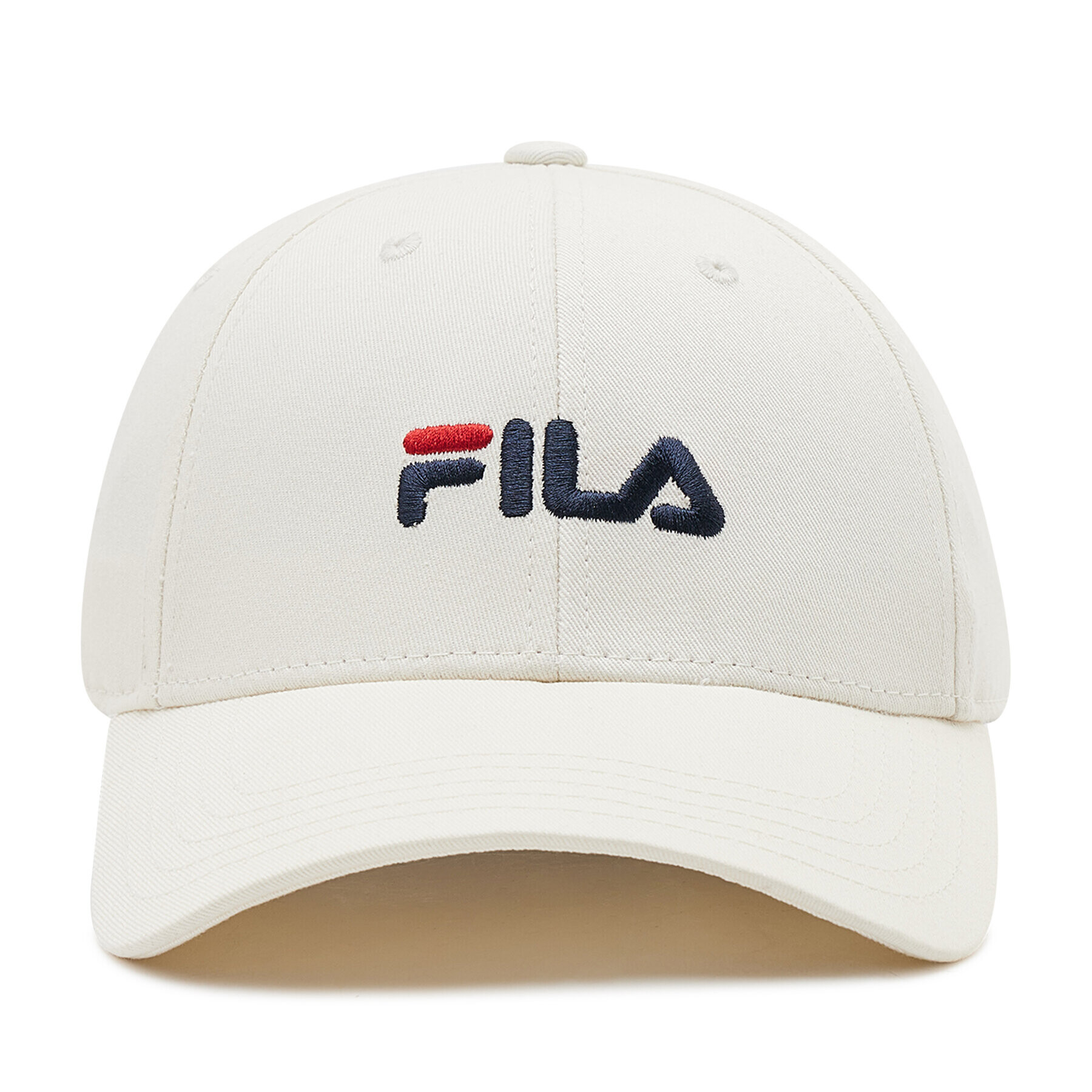 Fila Șapcă Brasov 6 Panel Cap With Linear Logo Strap Back FCU0019 Alb - Pled.ro