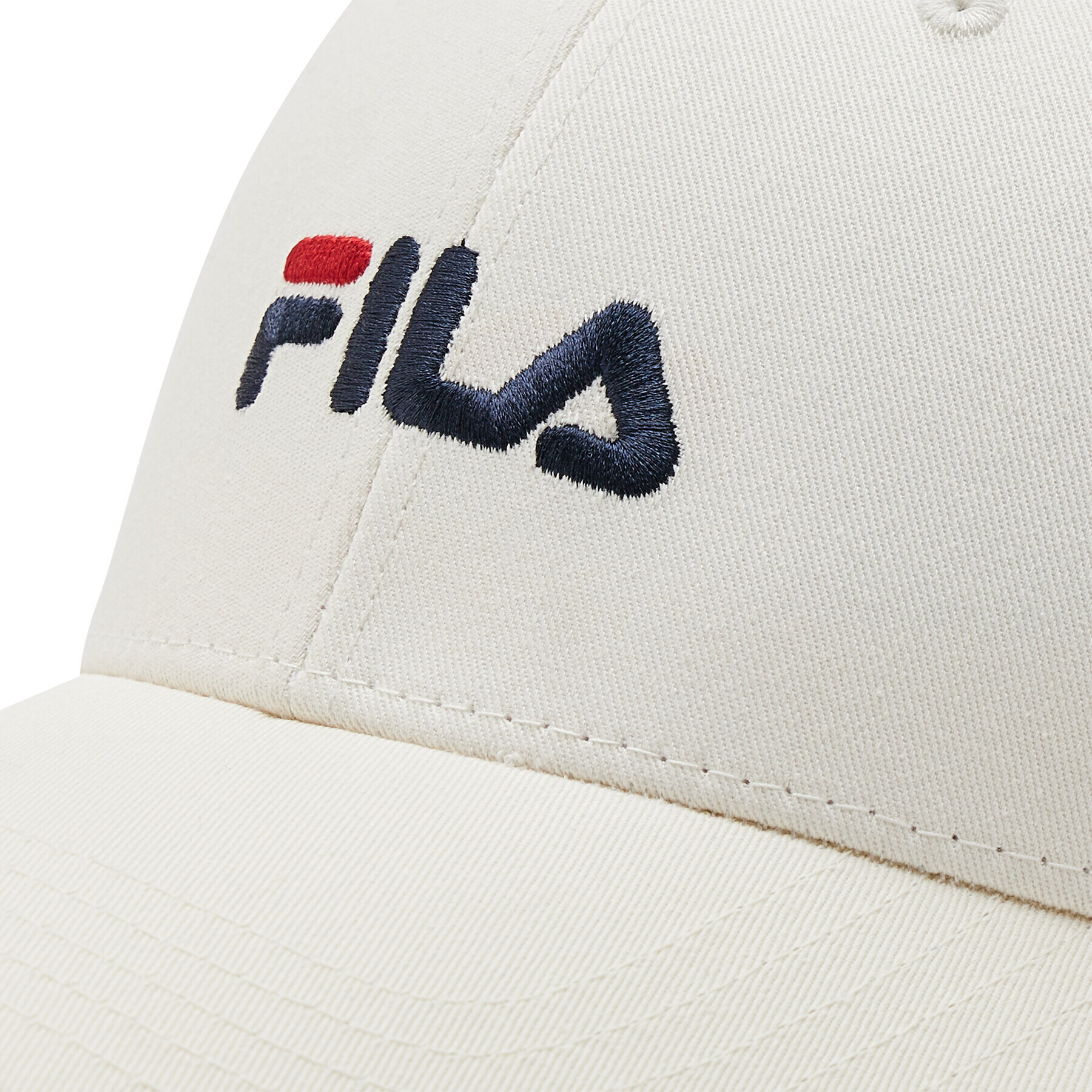 Fila Șapcă Brasov 6 Panel Cap With Linear Logo Strap Back FCU0019 Alb - Pled.ro