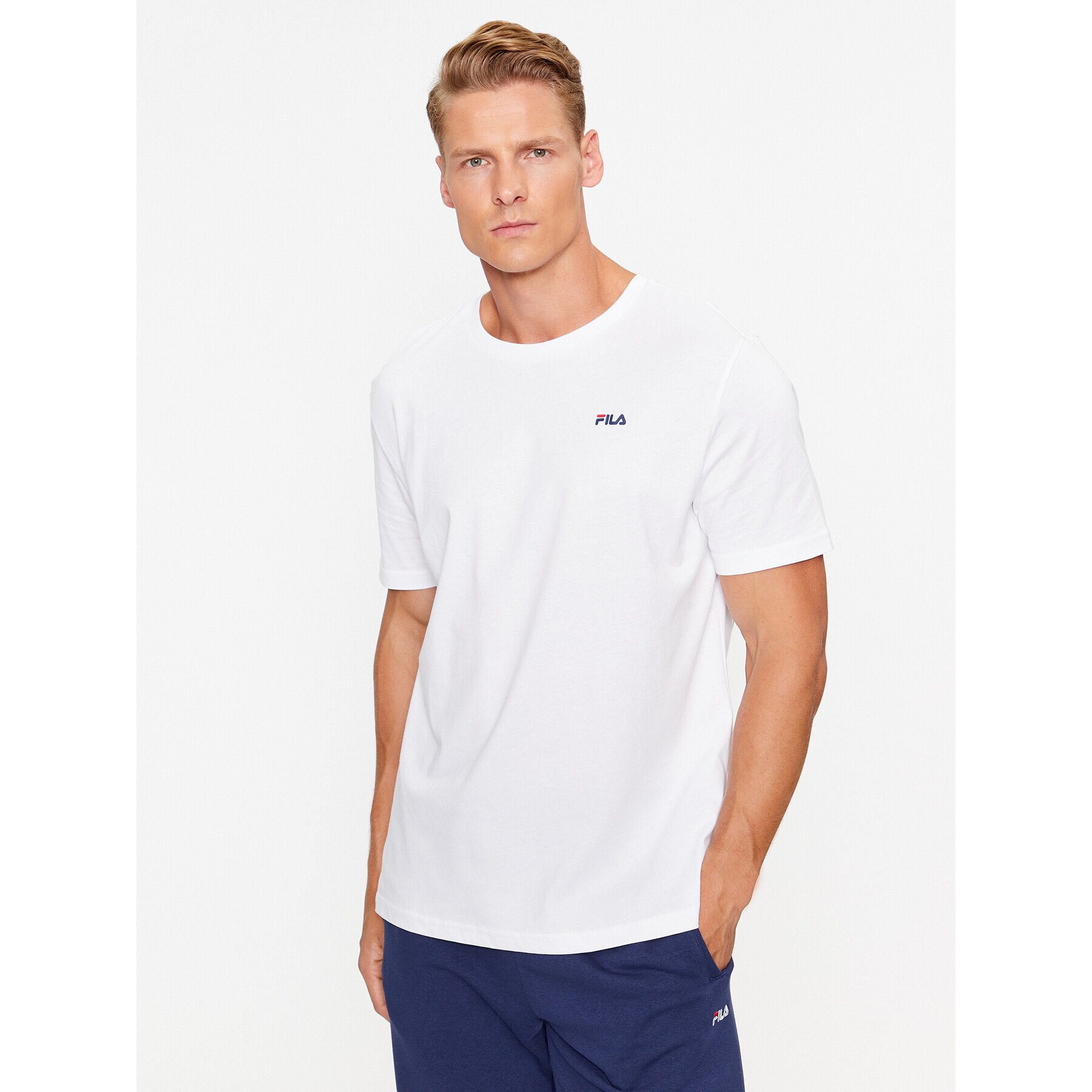 Fila Set 2 tricouri FAM0083 Colorat Regular Fit - Pled.ro