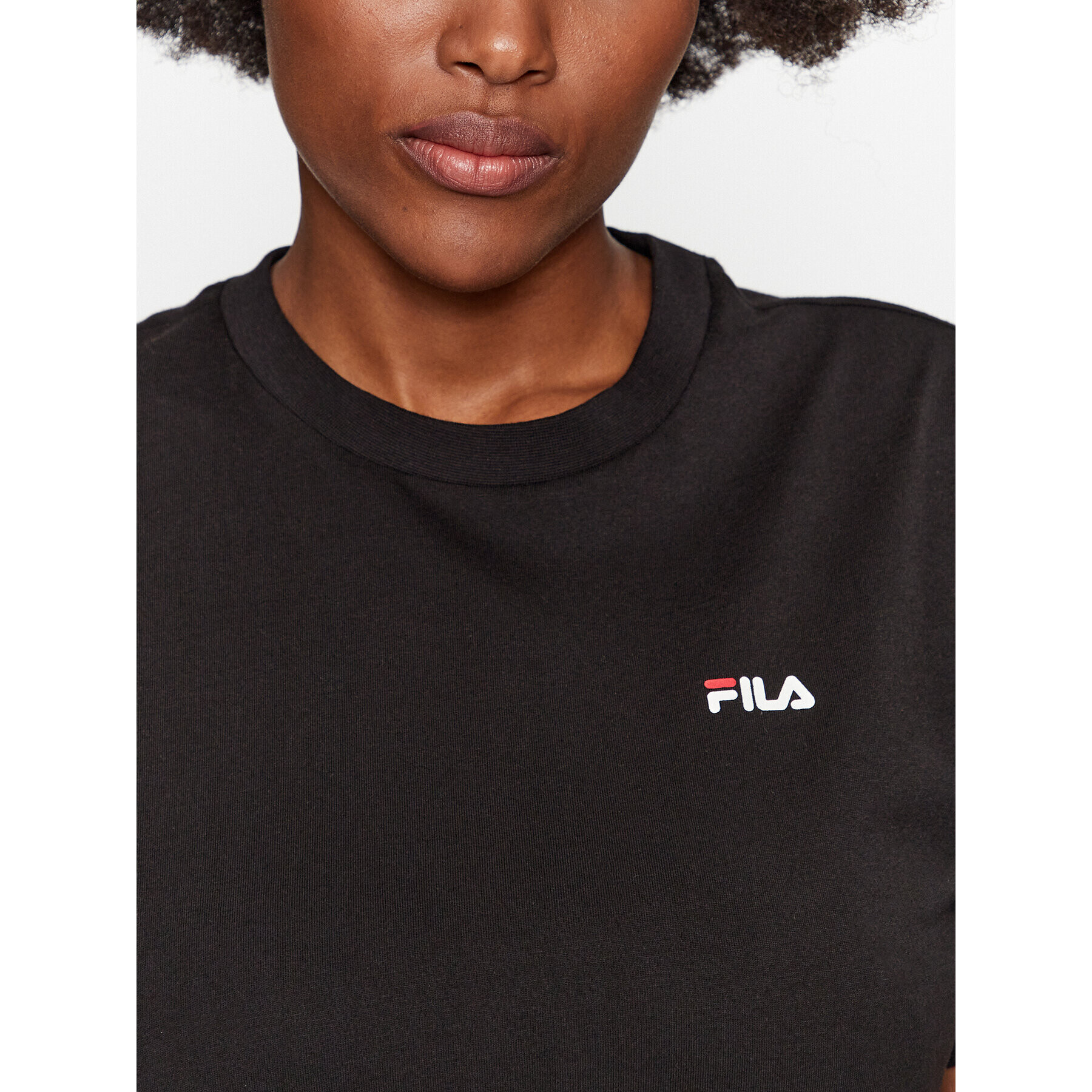 Fila Set 2 tricouri FAW0139 Negru Regular Fit - Pled.ro