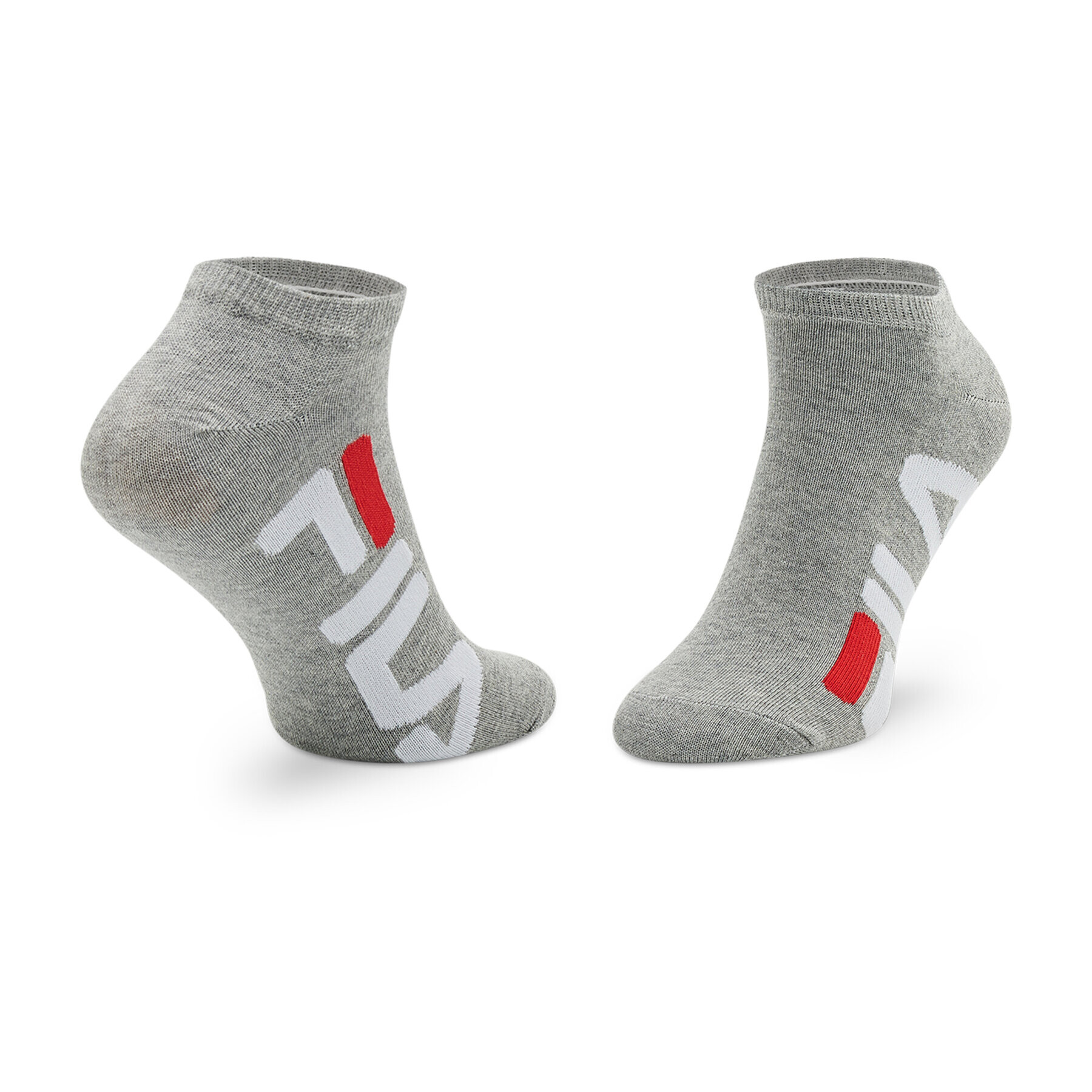 Fila Set de 2 perechi de șosete medii unisex Invisible F9199 Gri - Pled.ro