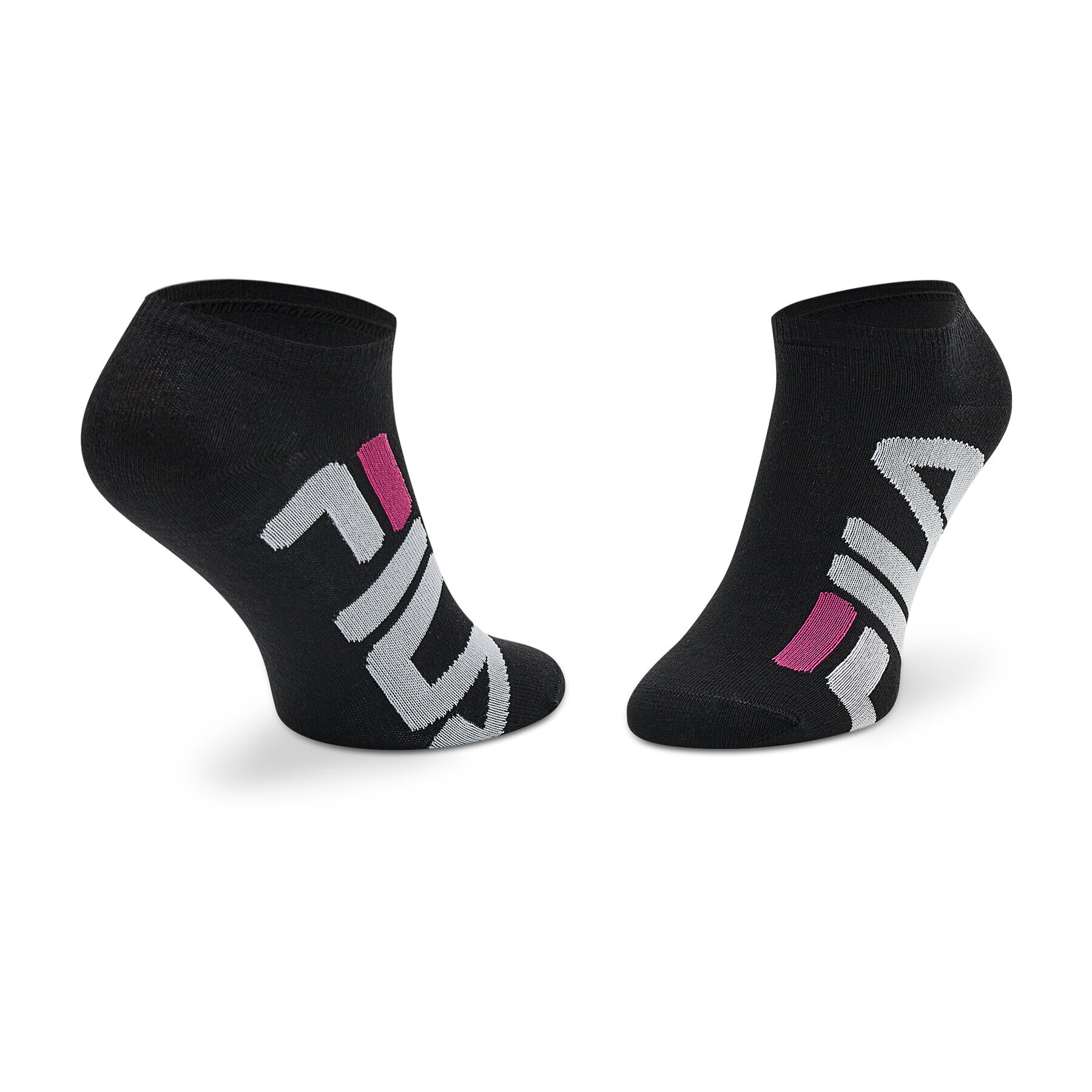 Fila Set de 2 perechi de șosete medii unisex Invisible F9199 Negru - Pled.ro