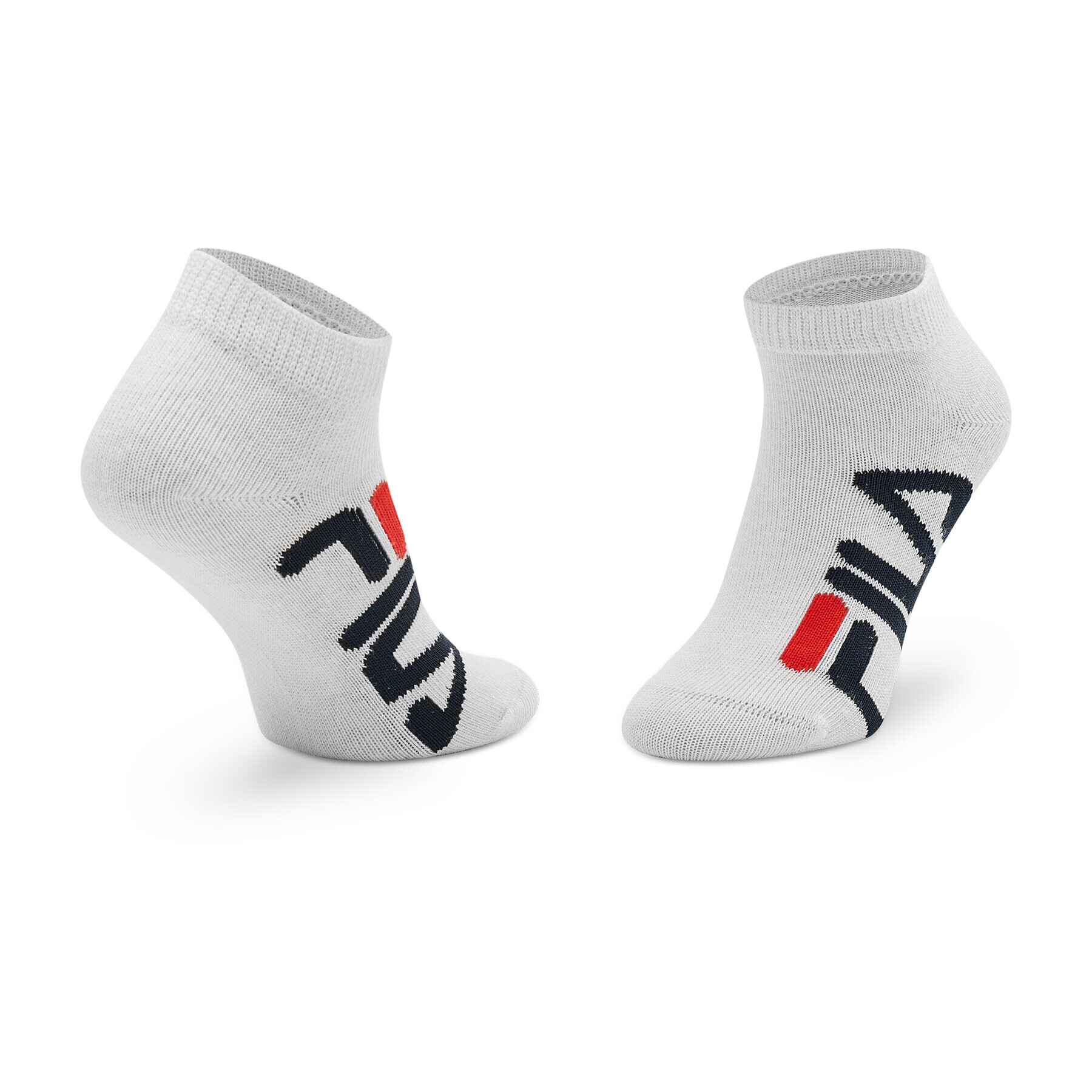 Fila Set de 3 perechi de șosete lungi pentru copii Calza Invisibile F8199/3 Alb - Pled.ro