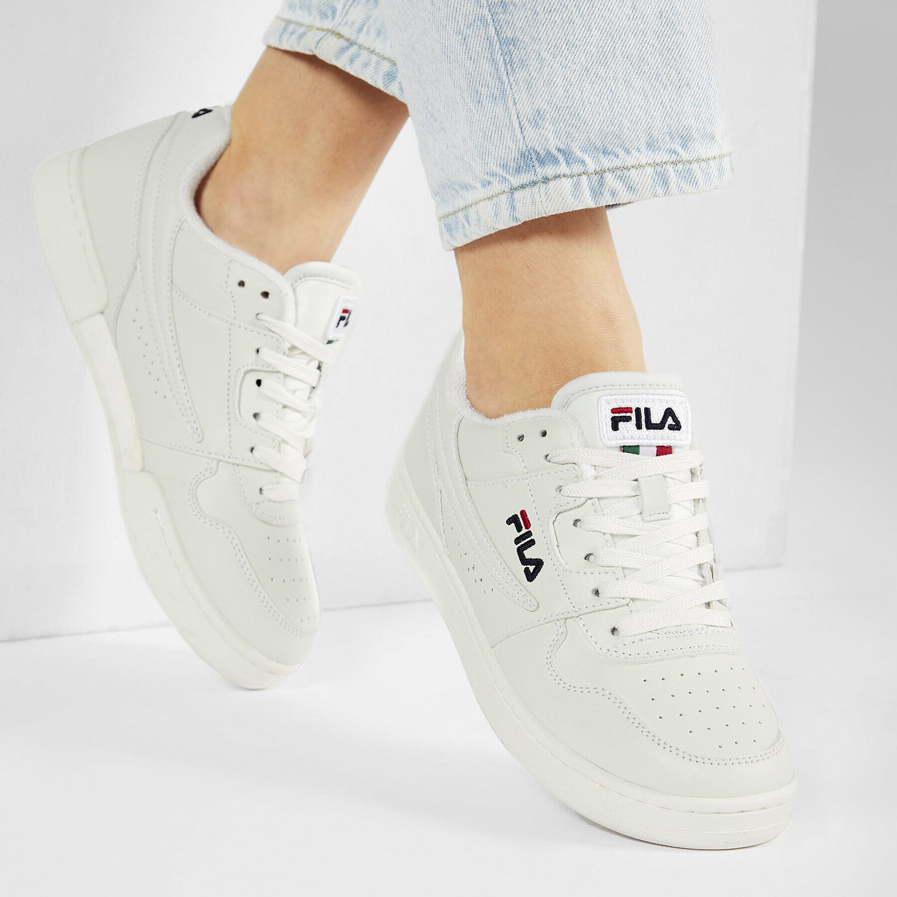 Fila Sneakers Arcade Low Kids 1010787.1FG Alb - Pled.ro