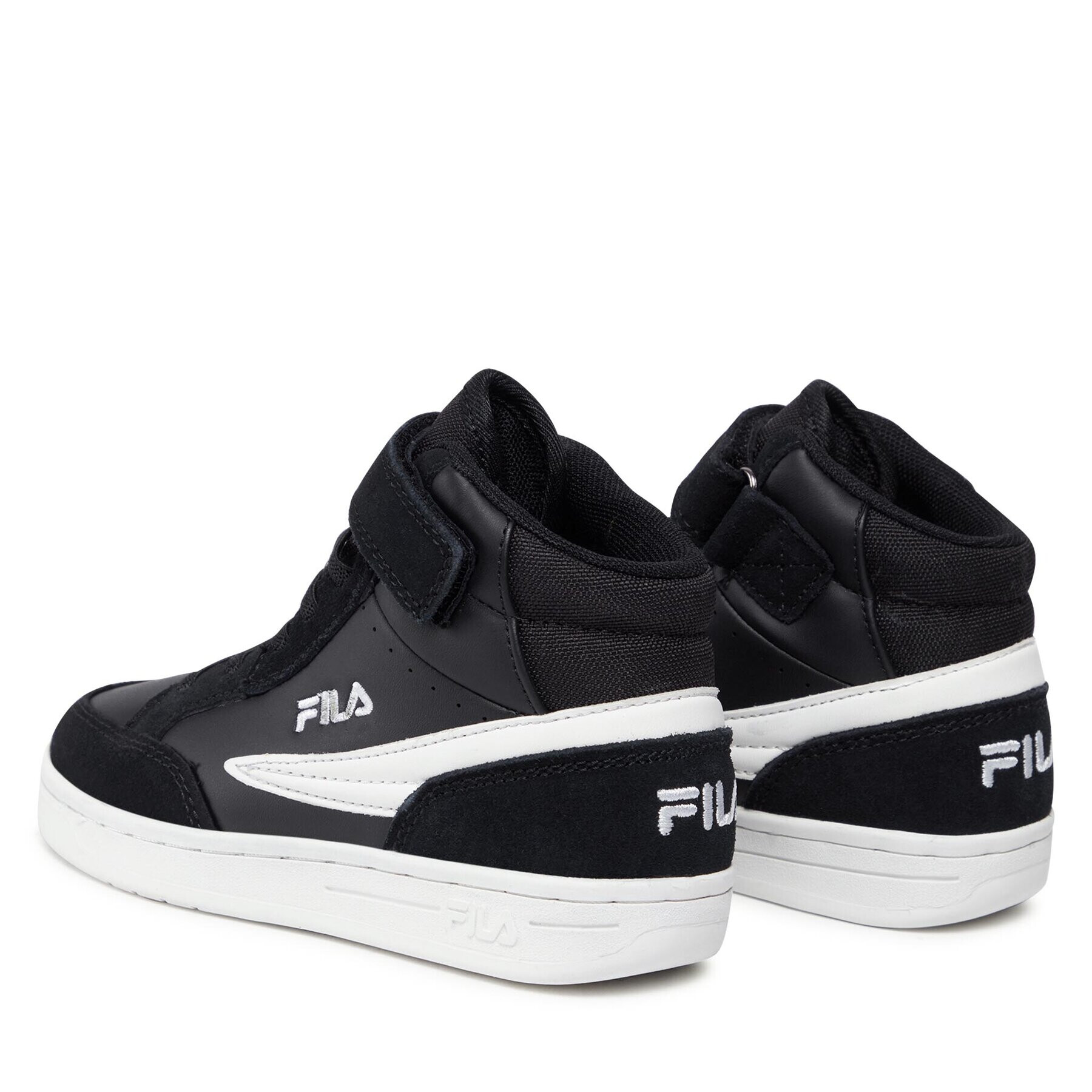 Fila Sneakers Crew Velcro Mid Kids FFK0122.80010 Negru - Pled.ro