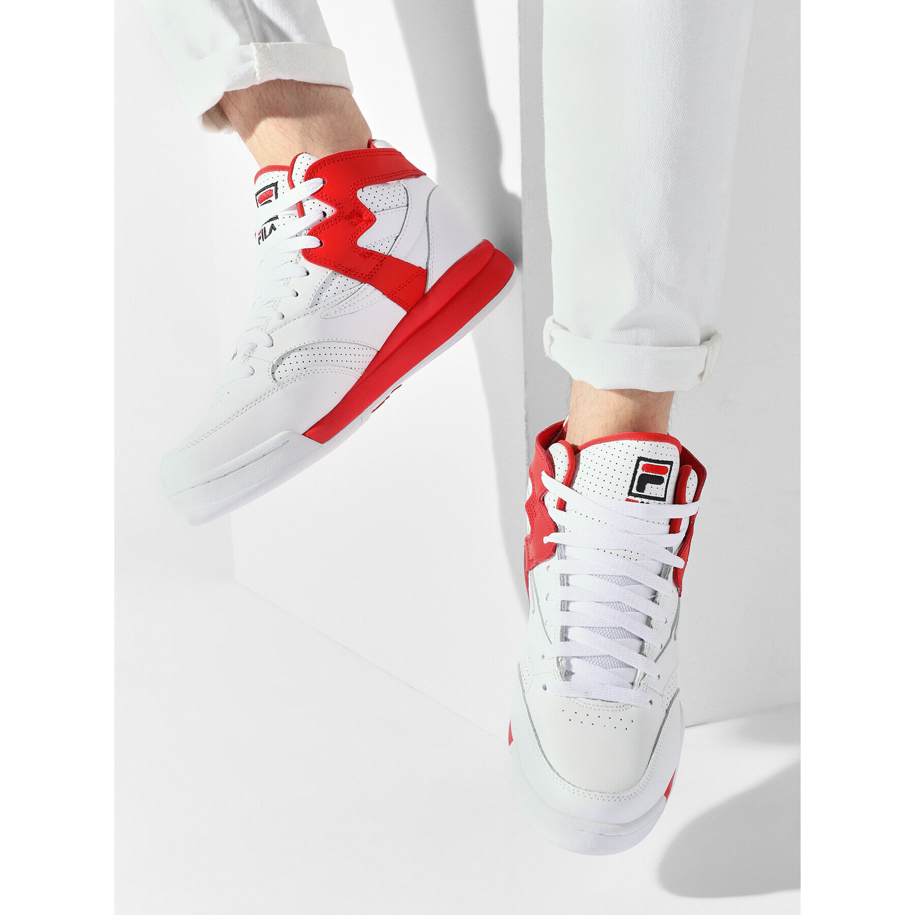 Fila Sneakers M-Squad Mid FFM0212.13041 Alb - Pled.ro