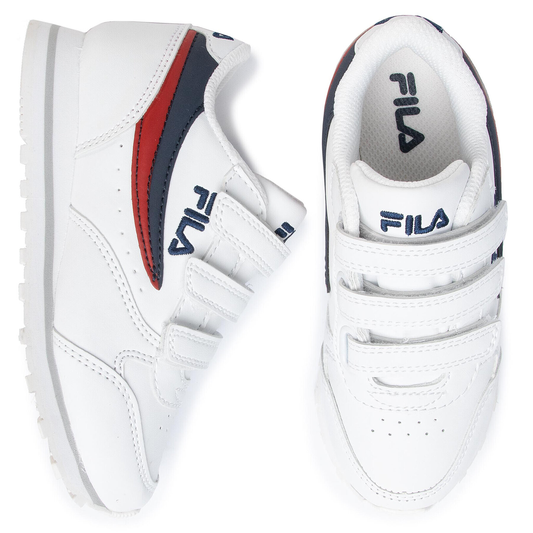 Fila Sneakers Orbit Velcro Low Kids 1010785.98F Alb - Pled.ro