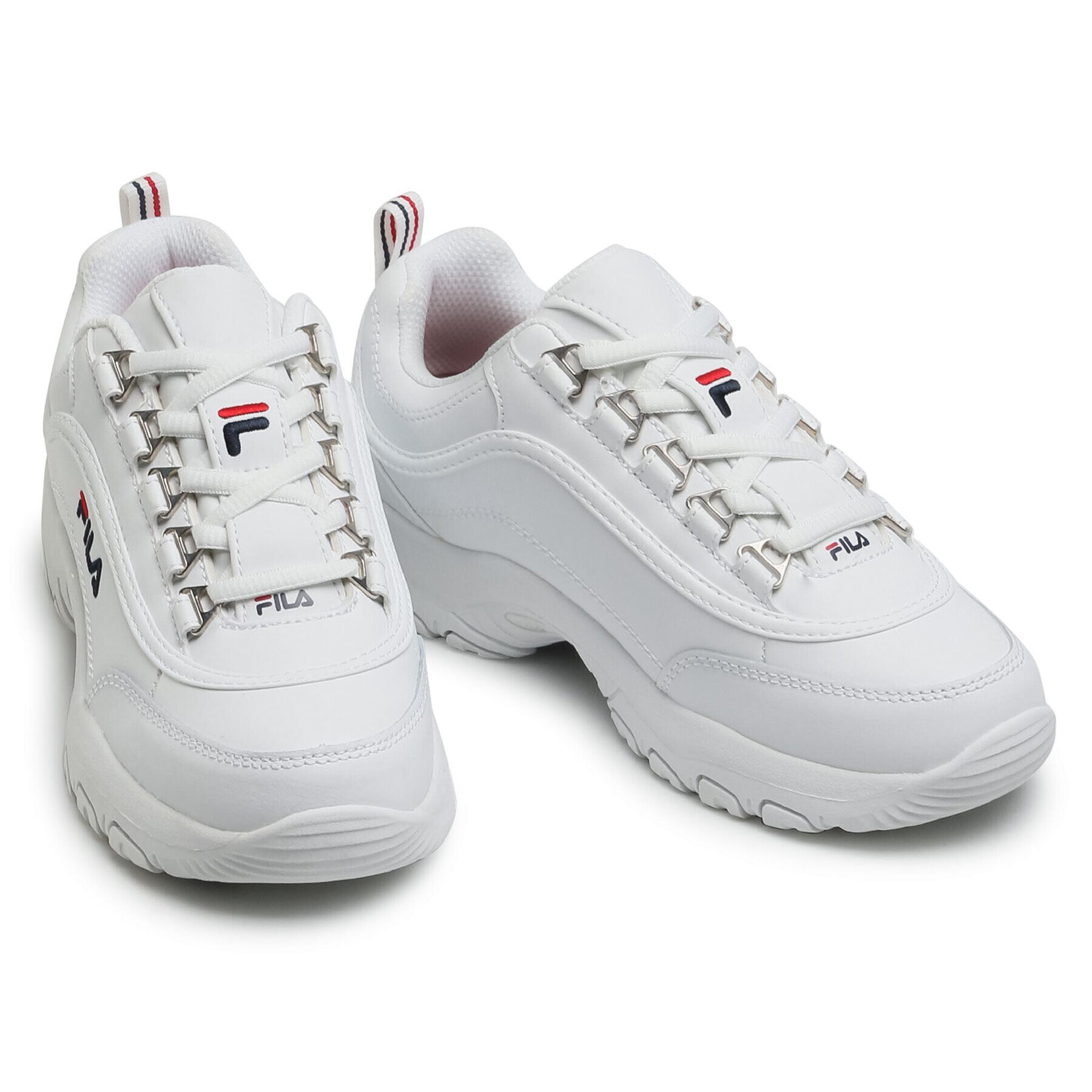 Fila Sneakers Strada Low Kids 1010781.1FG Alb - Pled.ro