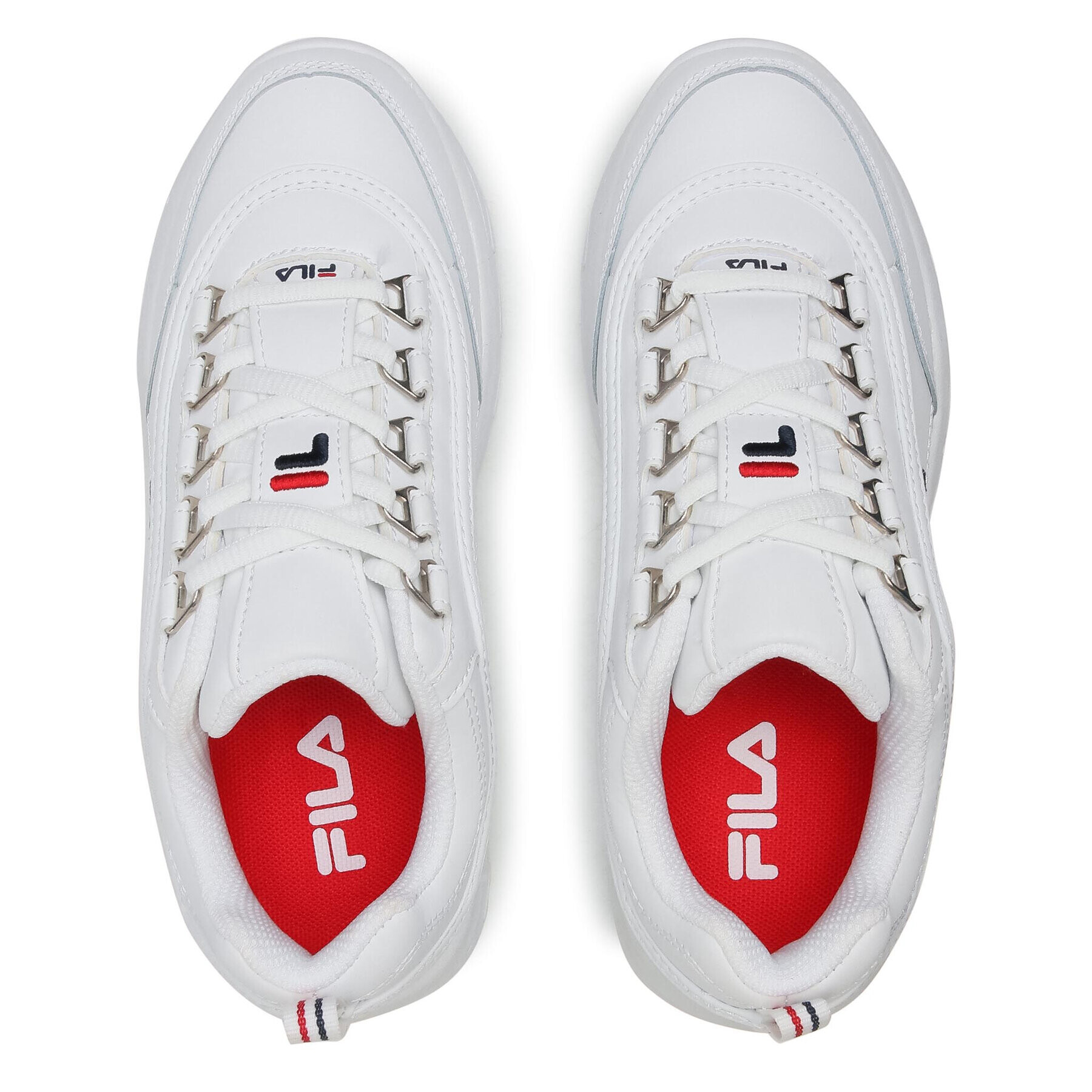 Fila Sneakers Strada Low Kids 1010781.1FG Alb - Pled.ro