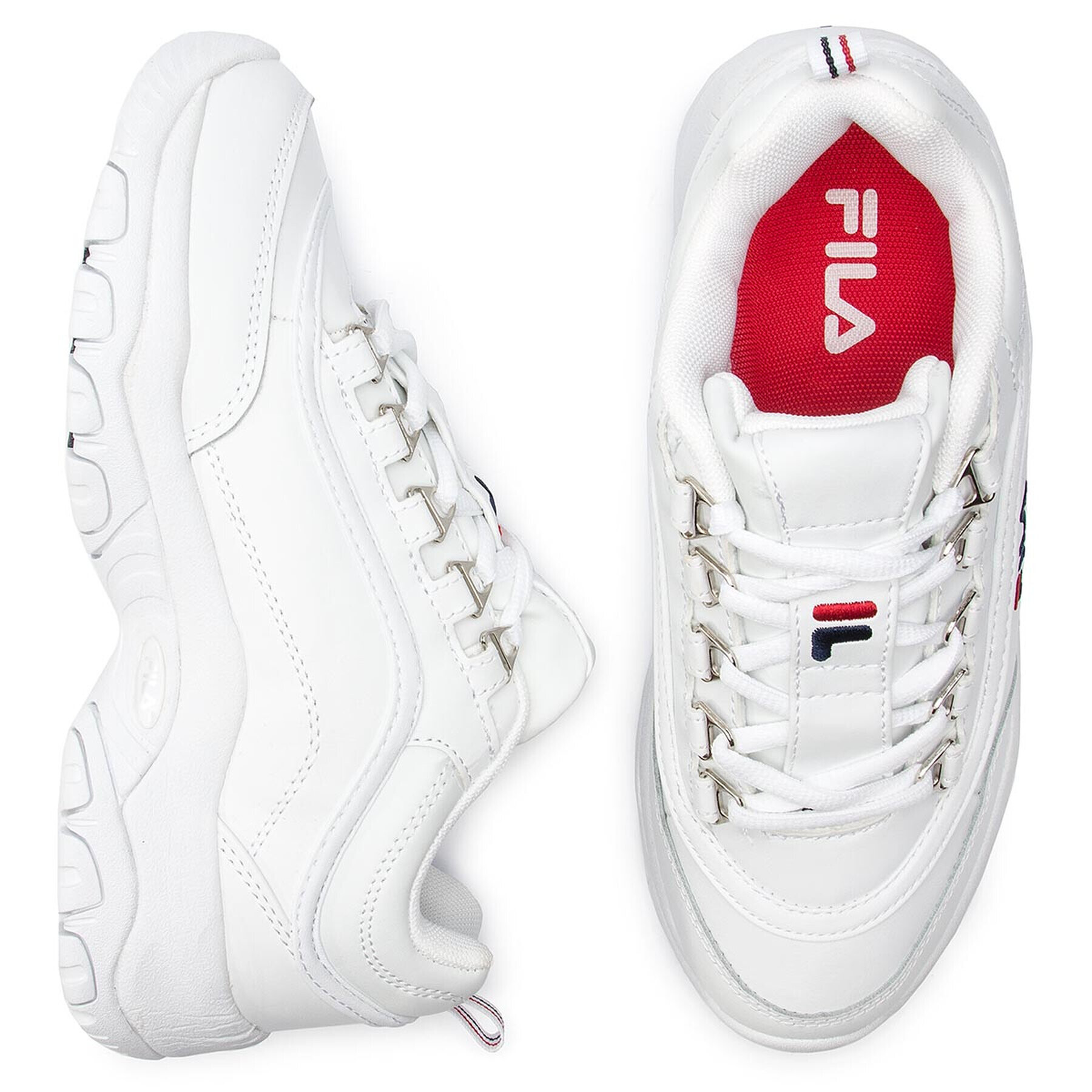 Fila Sneakers Strada Low Wmn 1010560.1FG Alb - Pled.ro