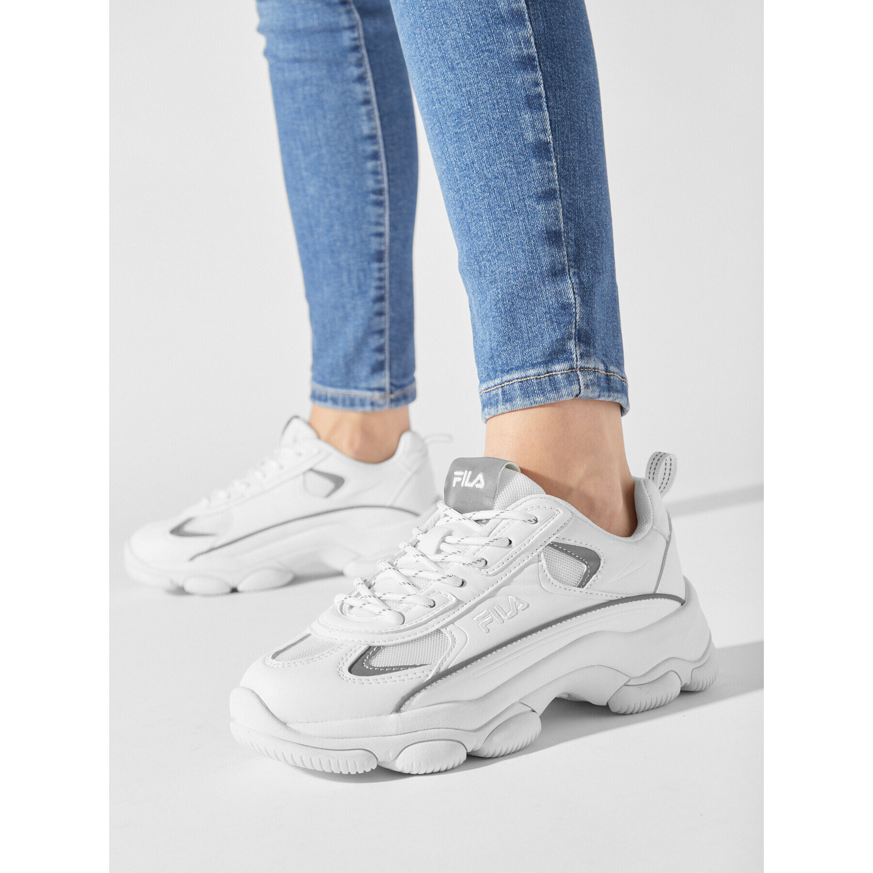 Fila Sneakers Strada Lucid Wmn FFW0192.10004 Alb - Pled.ro