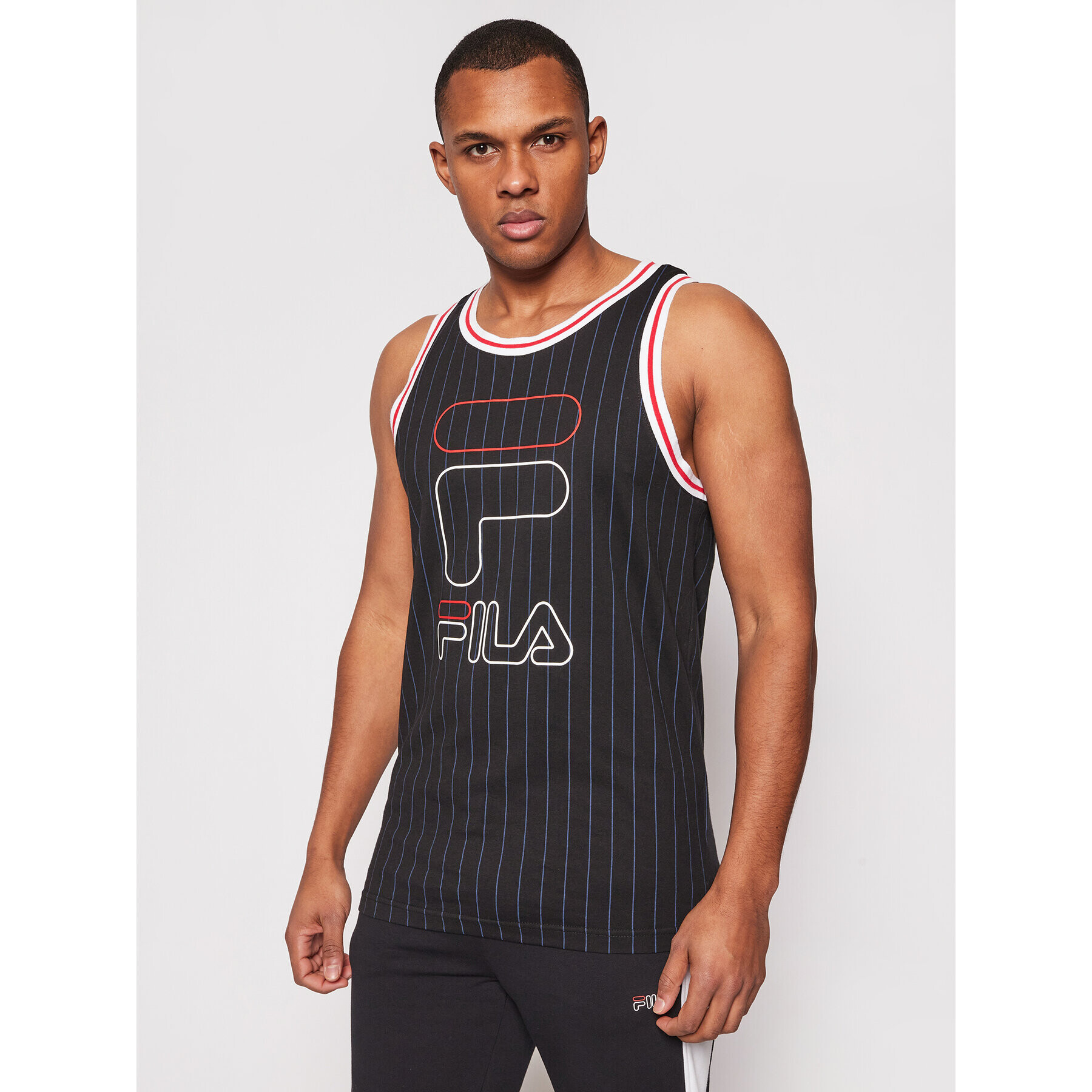 Fila Tank top Jani 683269 Negru Relaxed Fit - Pled.ro