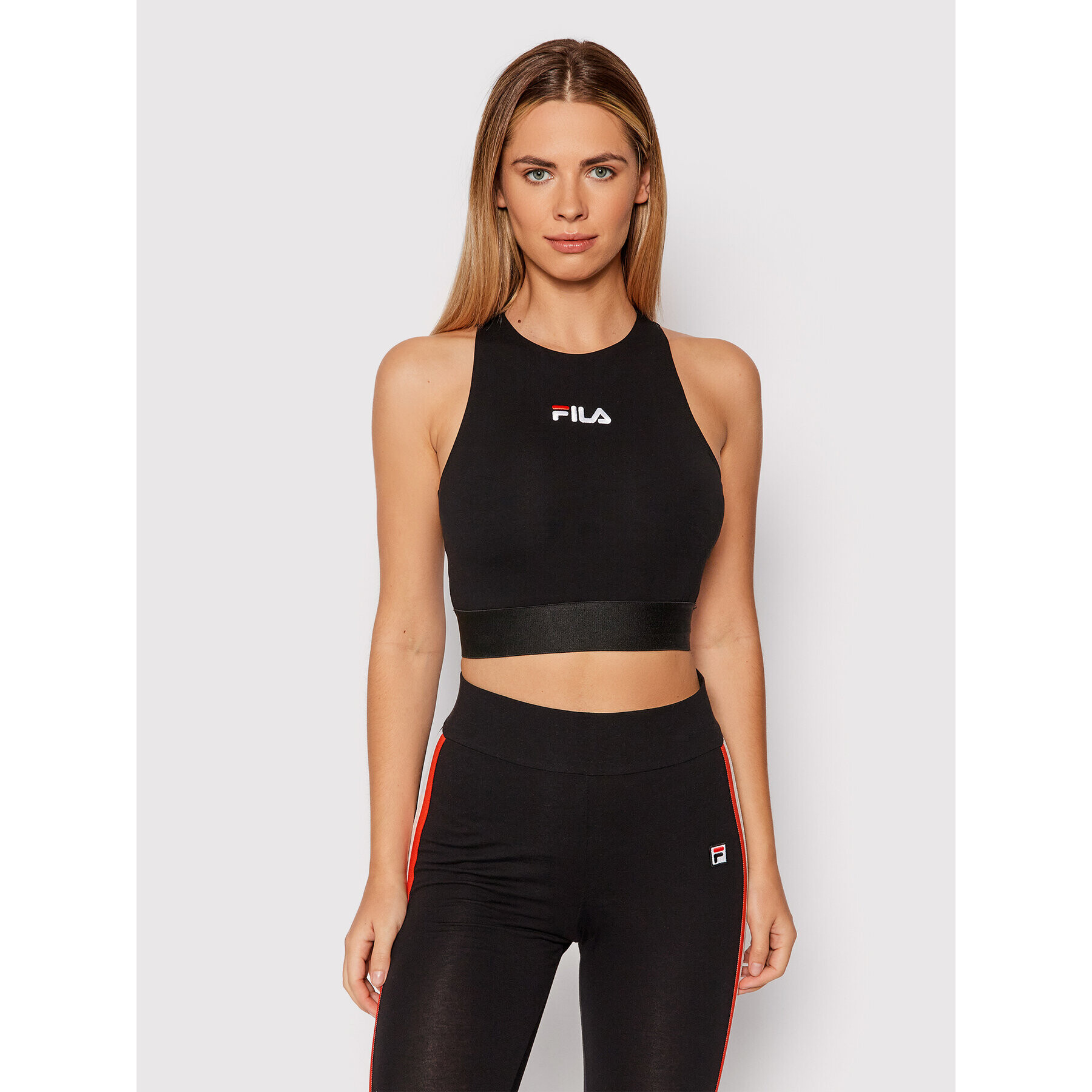 Fila Top Ekanta 689121 Negru Slim Fit - Pled.ro