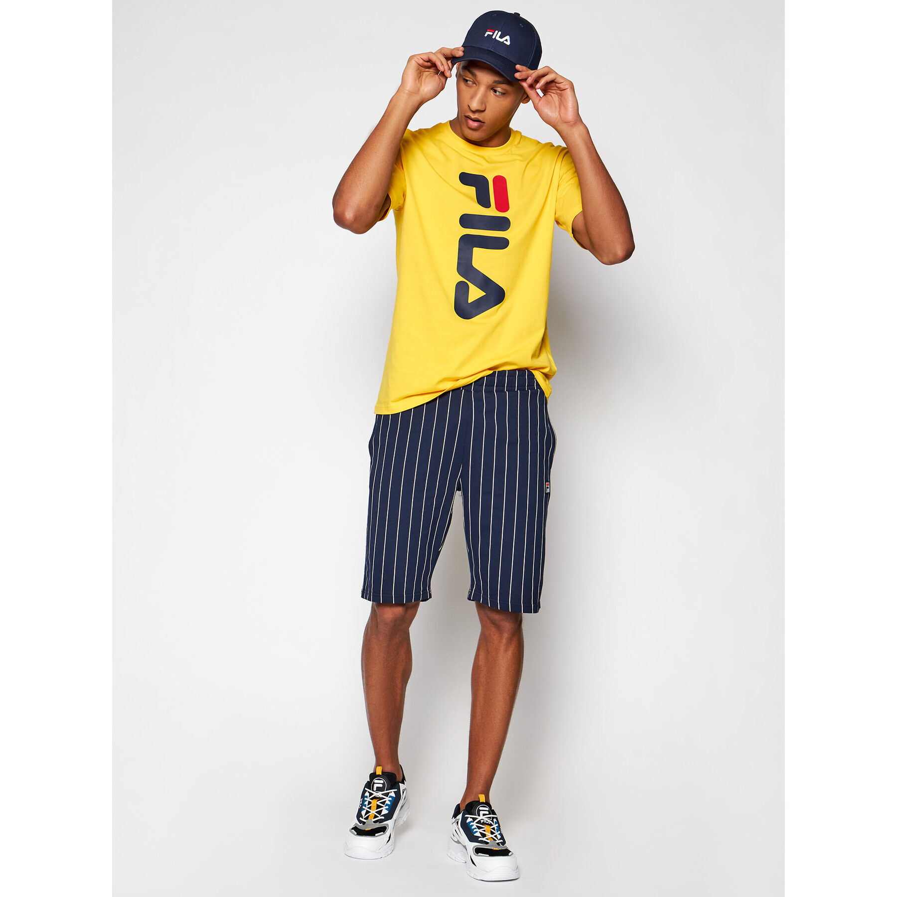 Fila Tricou Allan 688463 Galben Regular Fit - Pled.ro