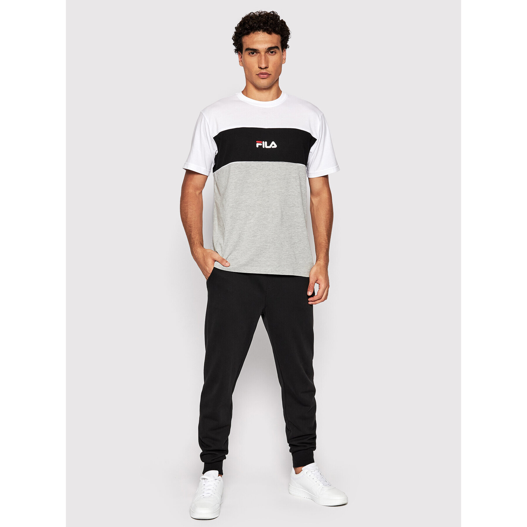 Fila Tricou Anoki 688468 Gri Regular Fit - Pled.ro