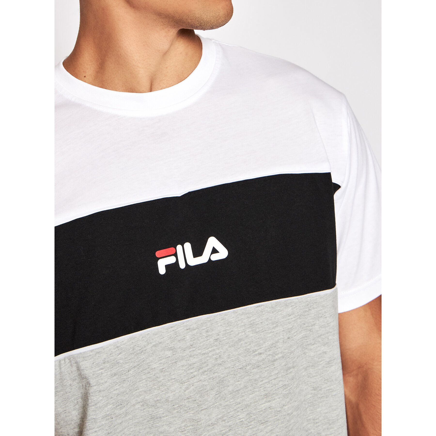 Fila Tricou Anoki 688468 Gri Regular Fit - Pled.ro