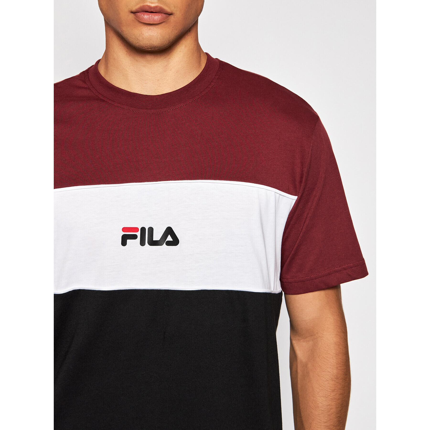 Fila Tricou Anoki 688468 Negru Regular Fit - Pled.ro