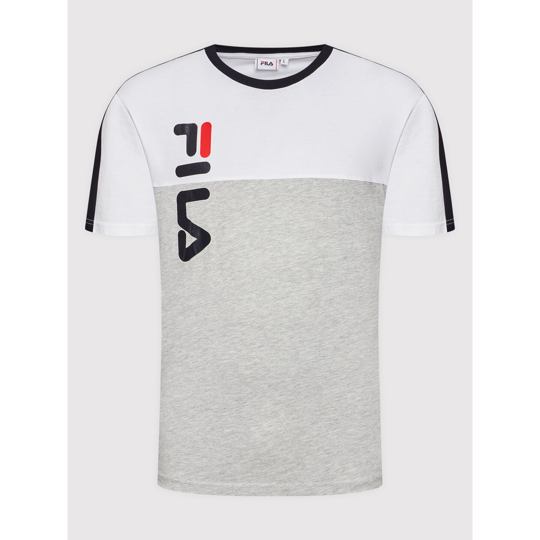 Fila Tricou Bartin FAM0078 Gri Relaxed Fit - Pled.ro