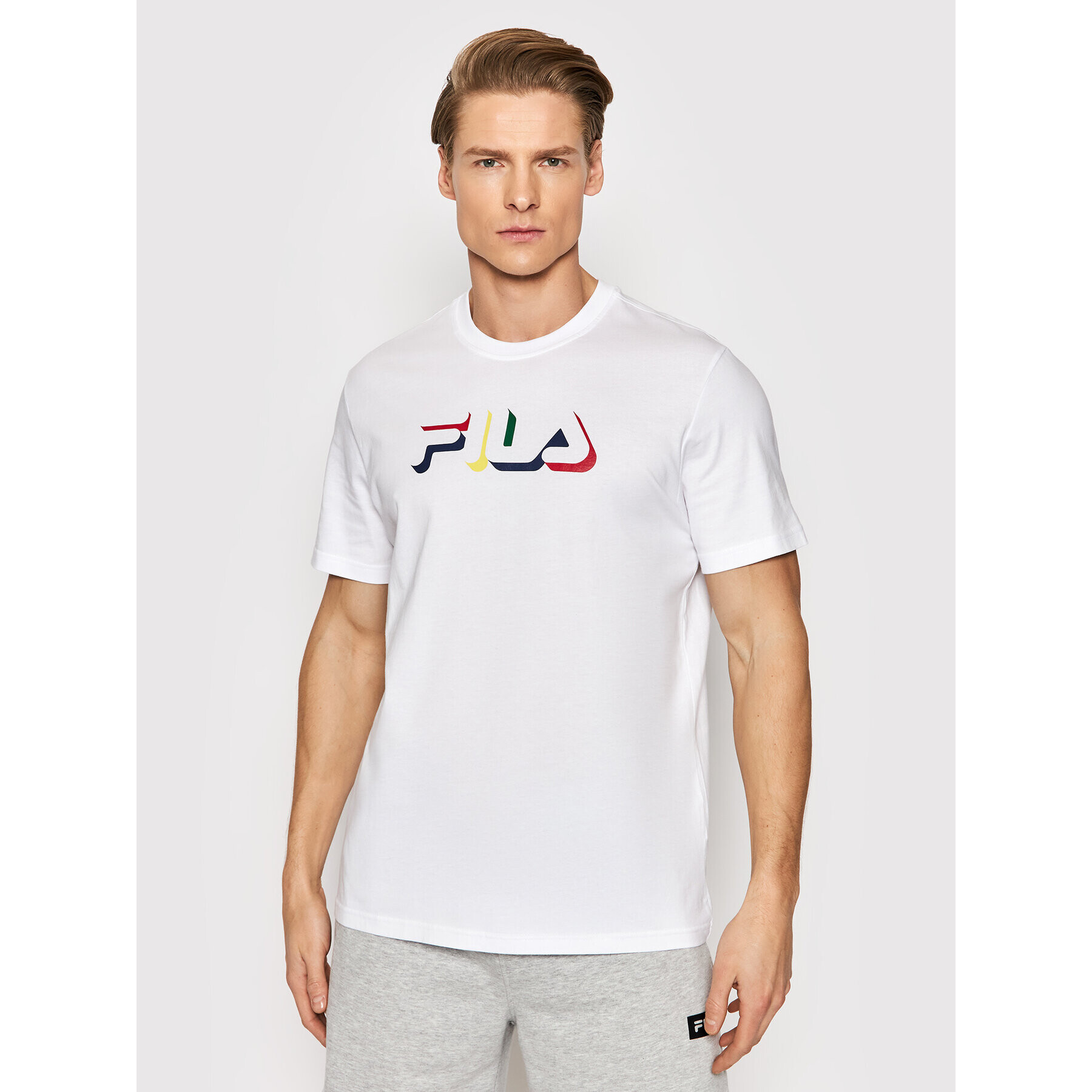 Fila Tricou Belen 768981 Alb Regular Fit - Pled.ro