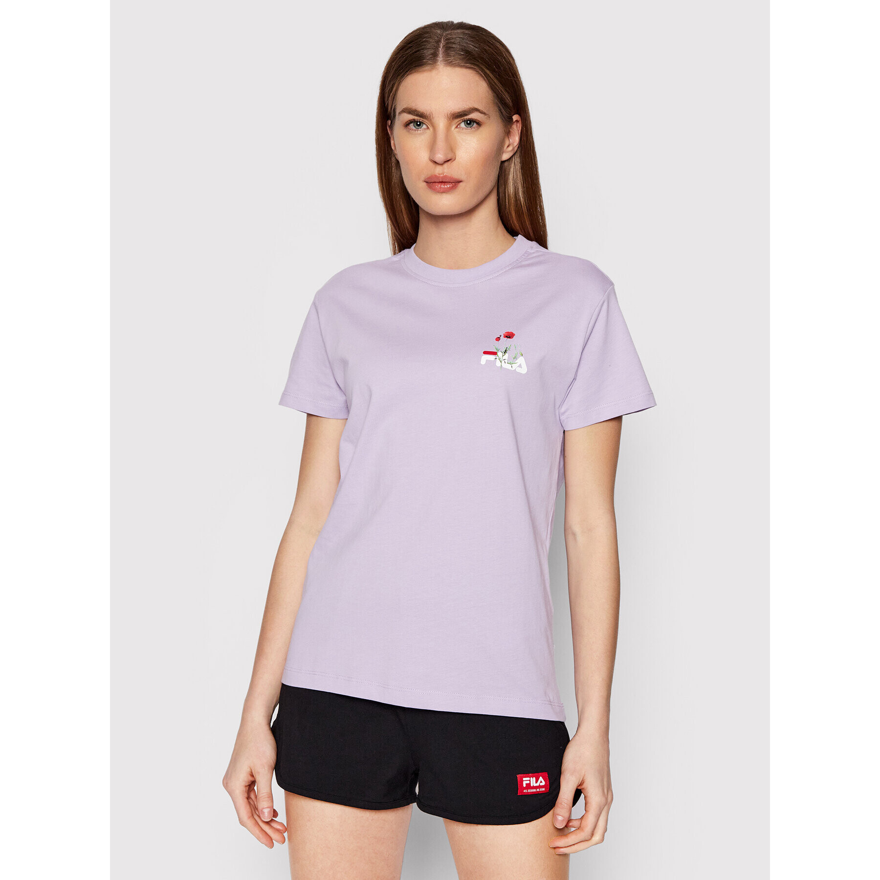 Fila Tricou Berisso 768996 Violet Regular Fit - Pled.ro