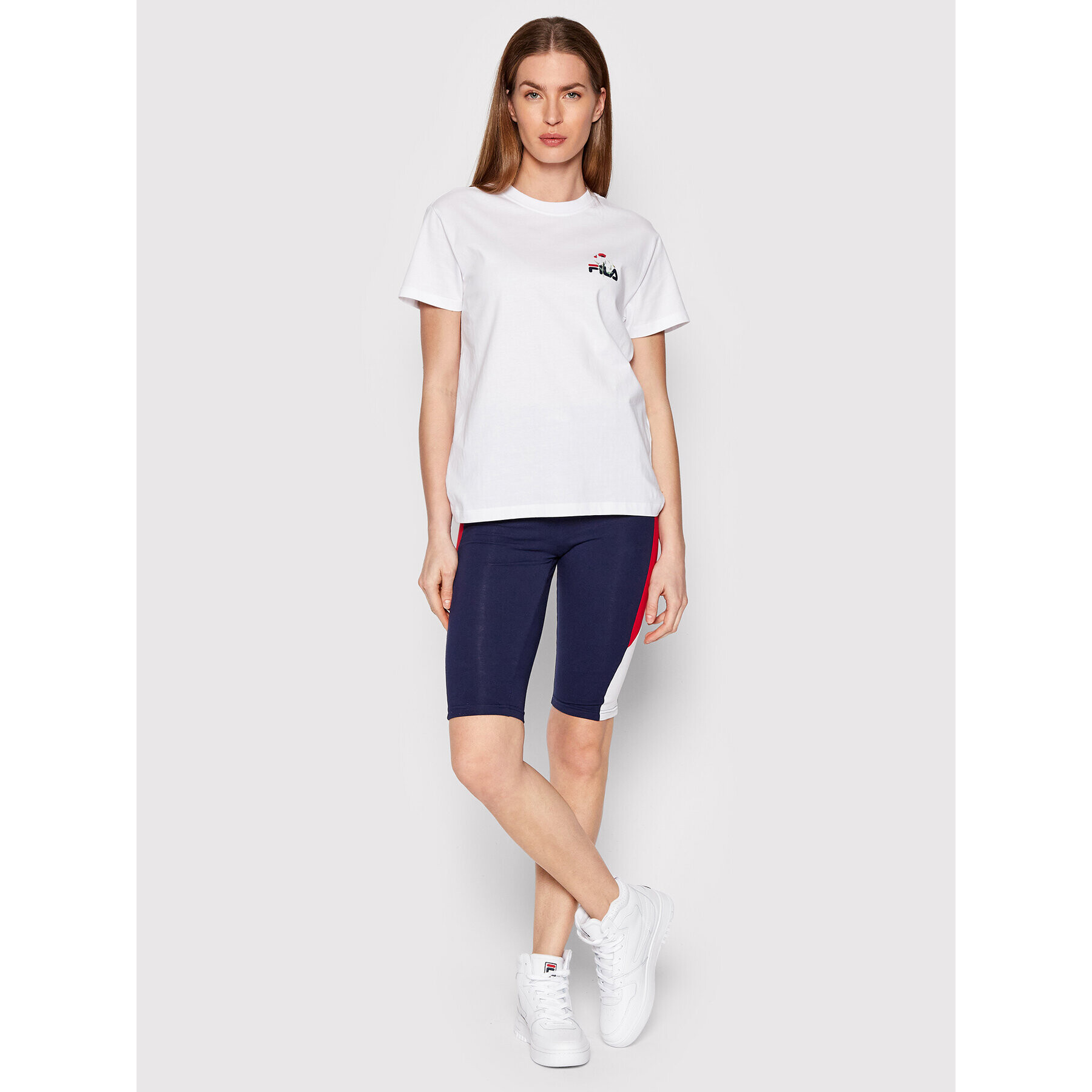 Fila Tricou Berisso FAW0097 Alb Regular Fit - Pled.ro