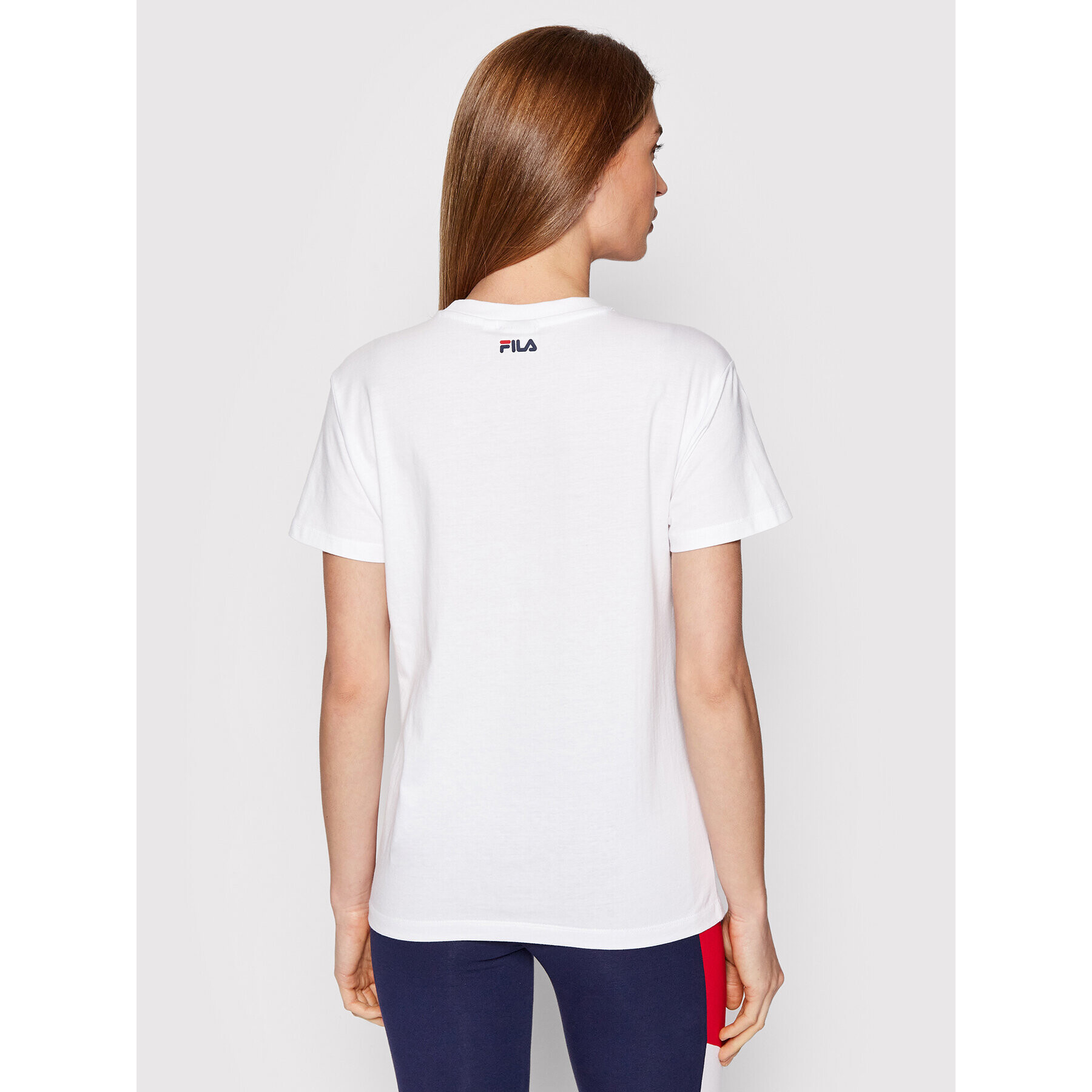 Fila Tricou Berisso FAW0097 Alb Regular Fit - Pled.ro