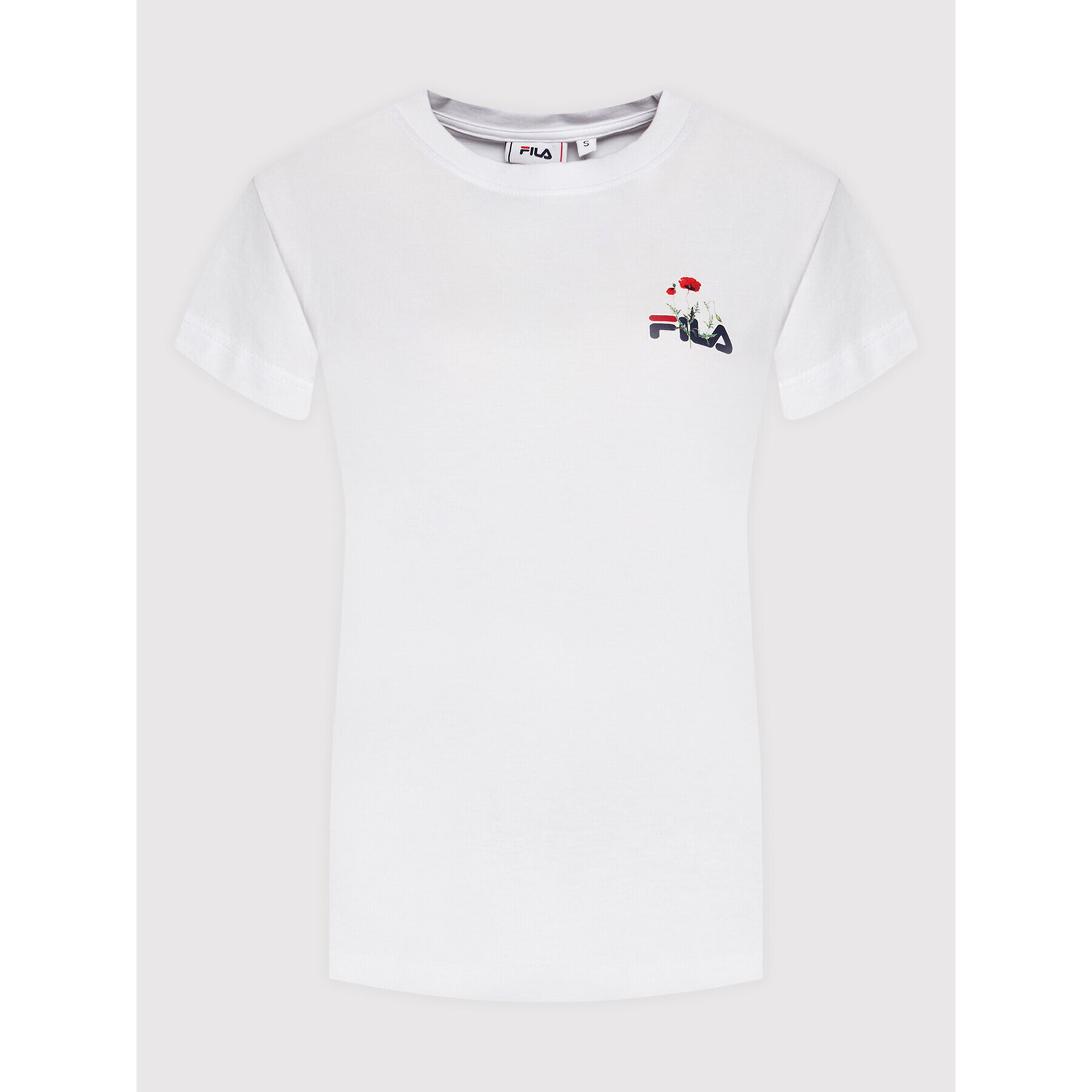 Fila Tricou Berisso FAW0097 Alb Regular Fit - Pled.ro