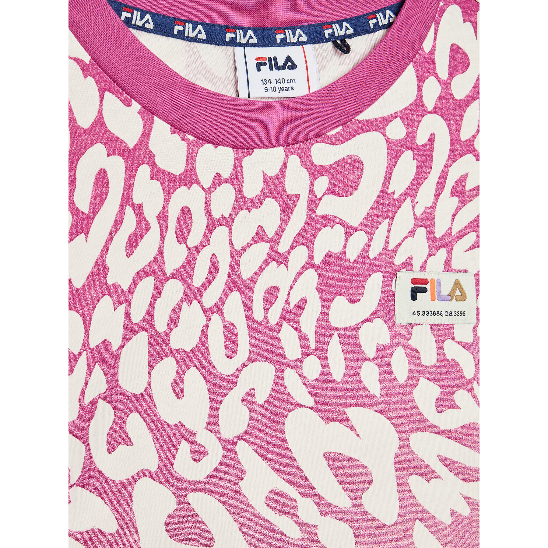 Fila Tricou Beverstedt FAT0122 Roz Regular Fit - Pled.ro