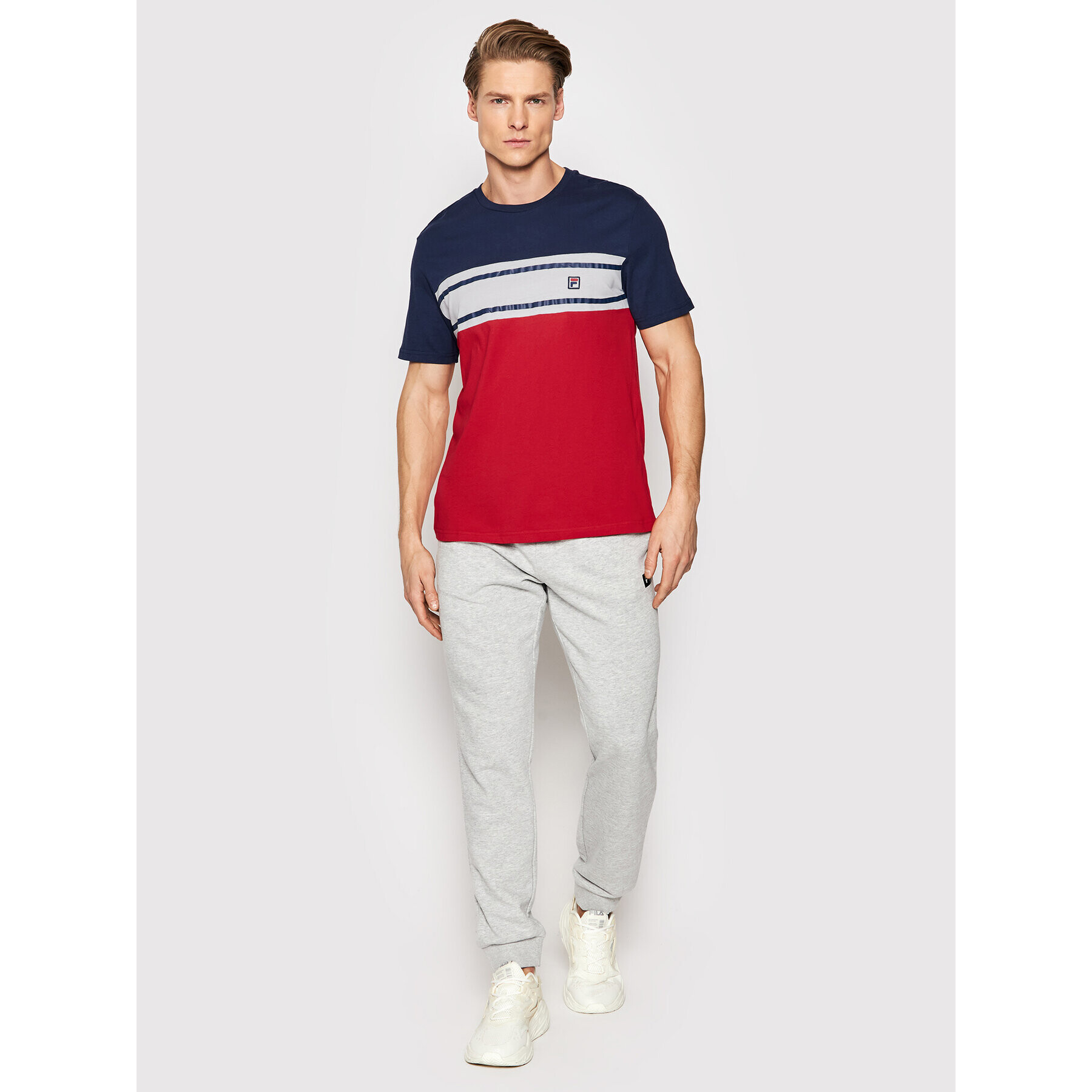 Fila Tricou Boise 768987 Roșu Regular Fit - Pled.ro