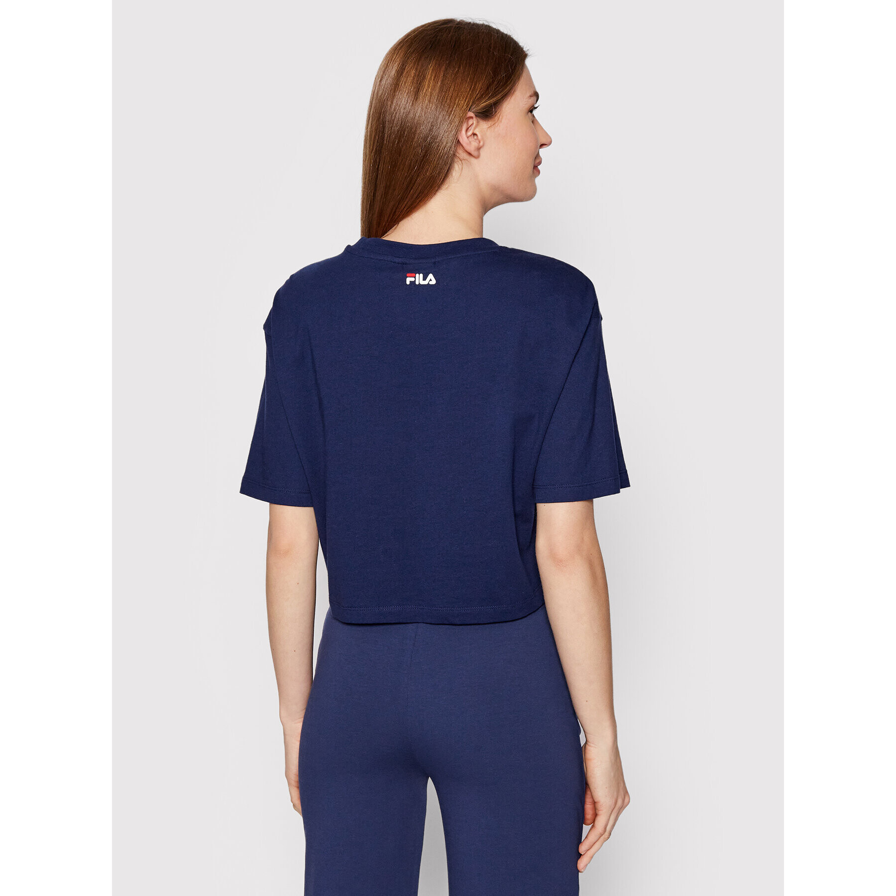 Fila Tricou Boituva 768497 Bleumarin Relaxed Fit - Pled.ro