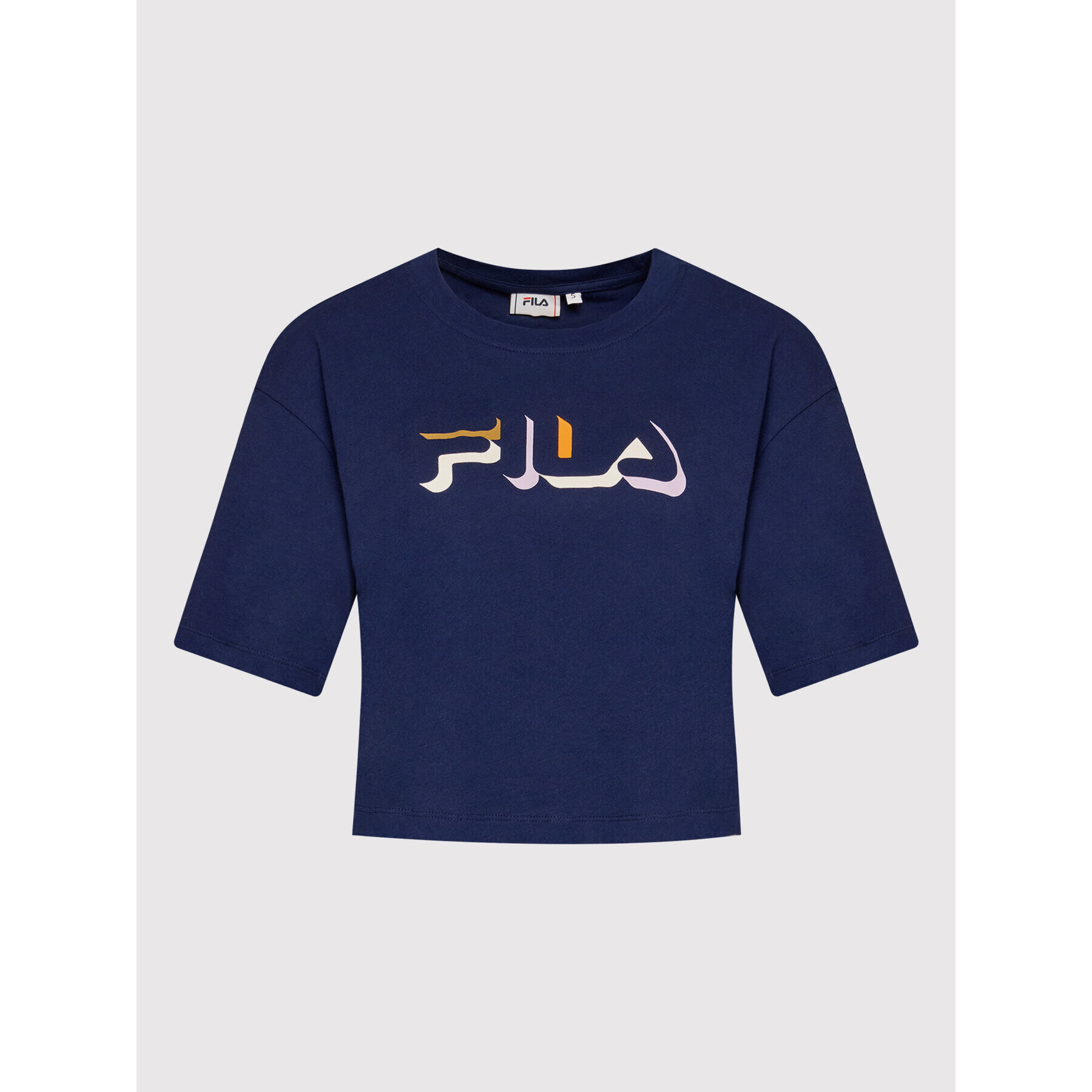 Fila Tricou Boituva 768497 Bleumarin Relaxed Fit - Pled.ro