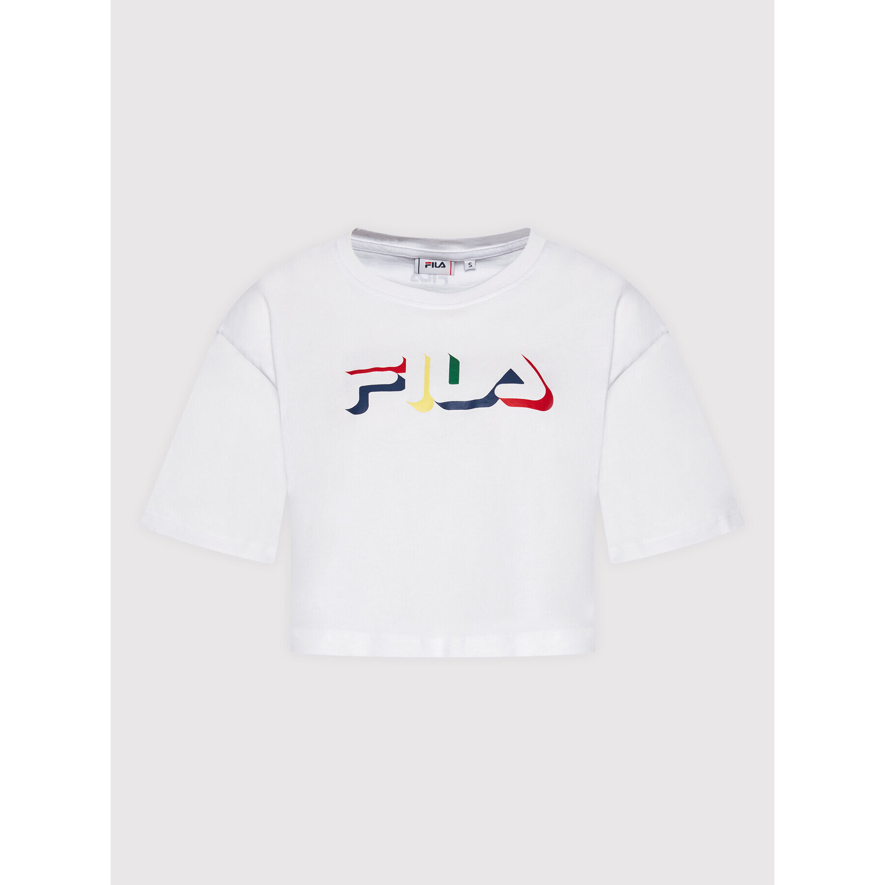 Fila Tricou Boituva 768993 Alb Relaxed Fit - Pled.ro