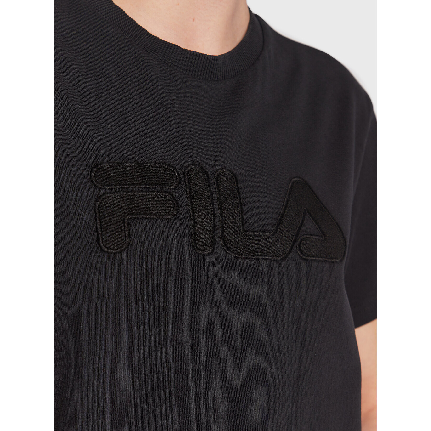 Fila Tricou Buek FAW0407 Negru Regular Fit - Pled.ro