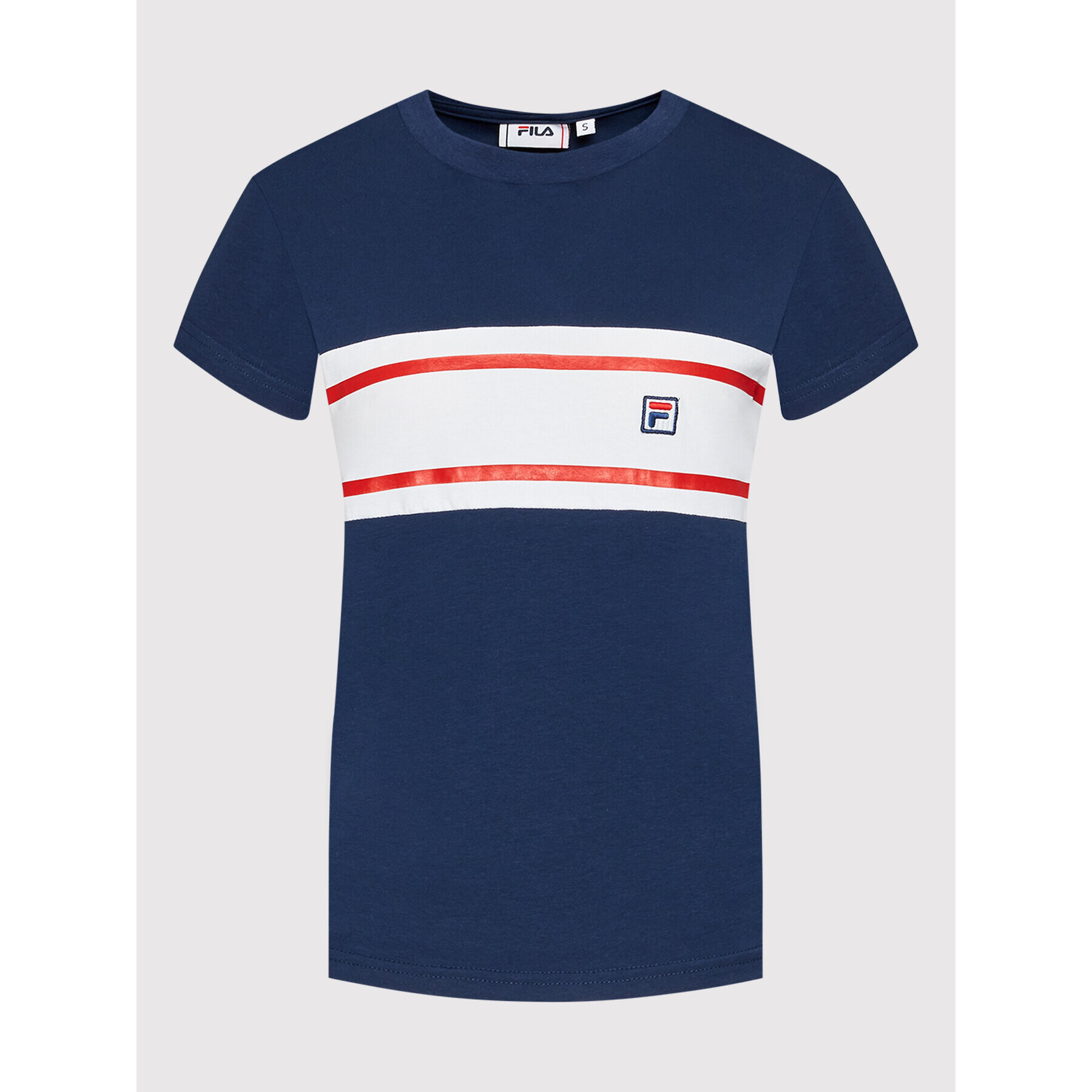 Fila Tricou Buldan FAW0151 Bleumarin Relaxed Fit - Pled.ro