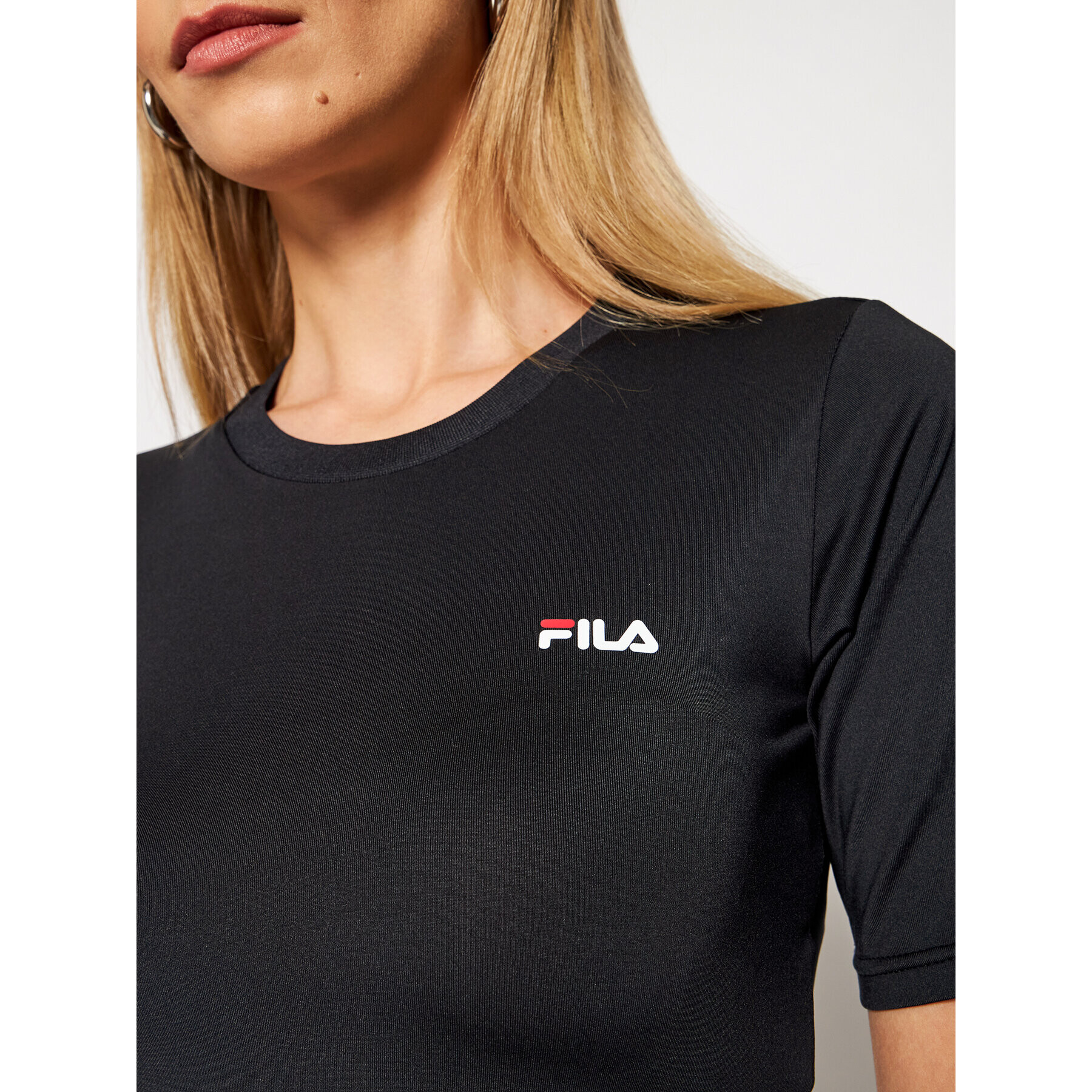 Fila Tricou Caylin 688520 Negru Regular Fit - Pled.ro