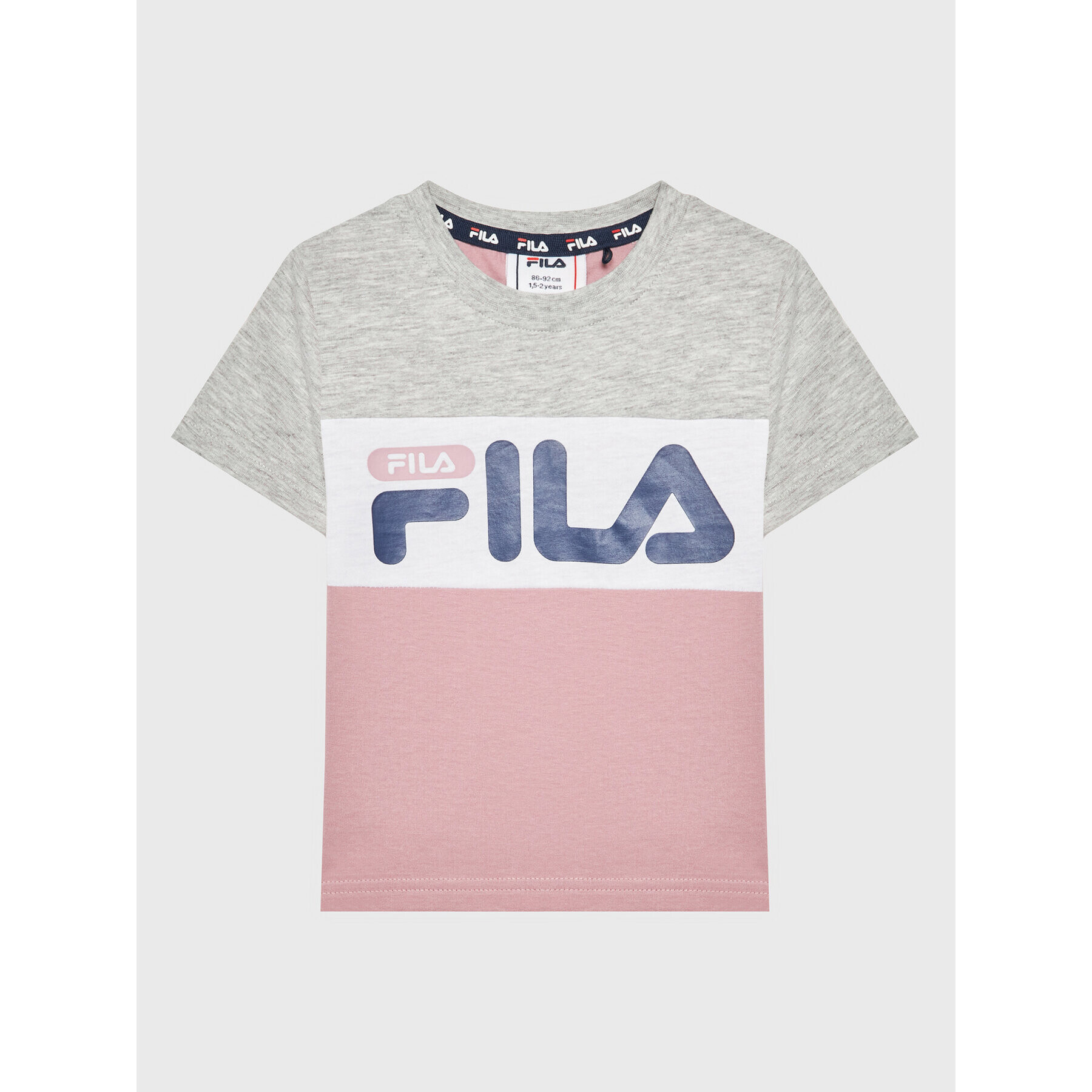 Fila Tricou College Station FAK0063 Roz Regular Fit - Pled.ro